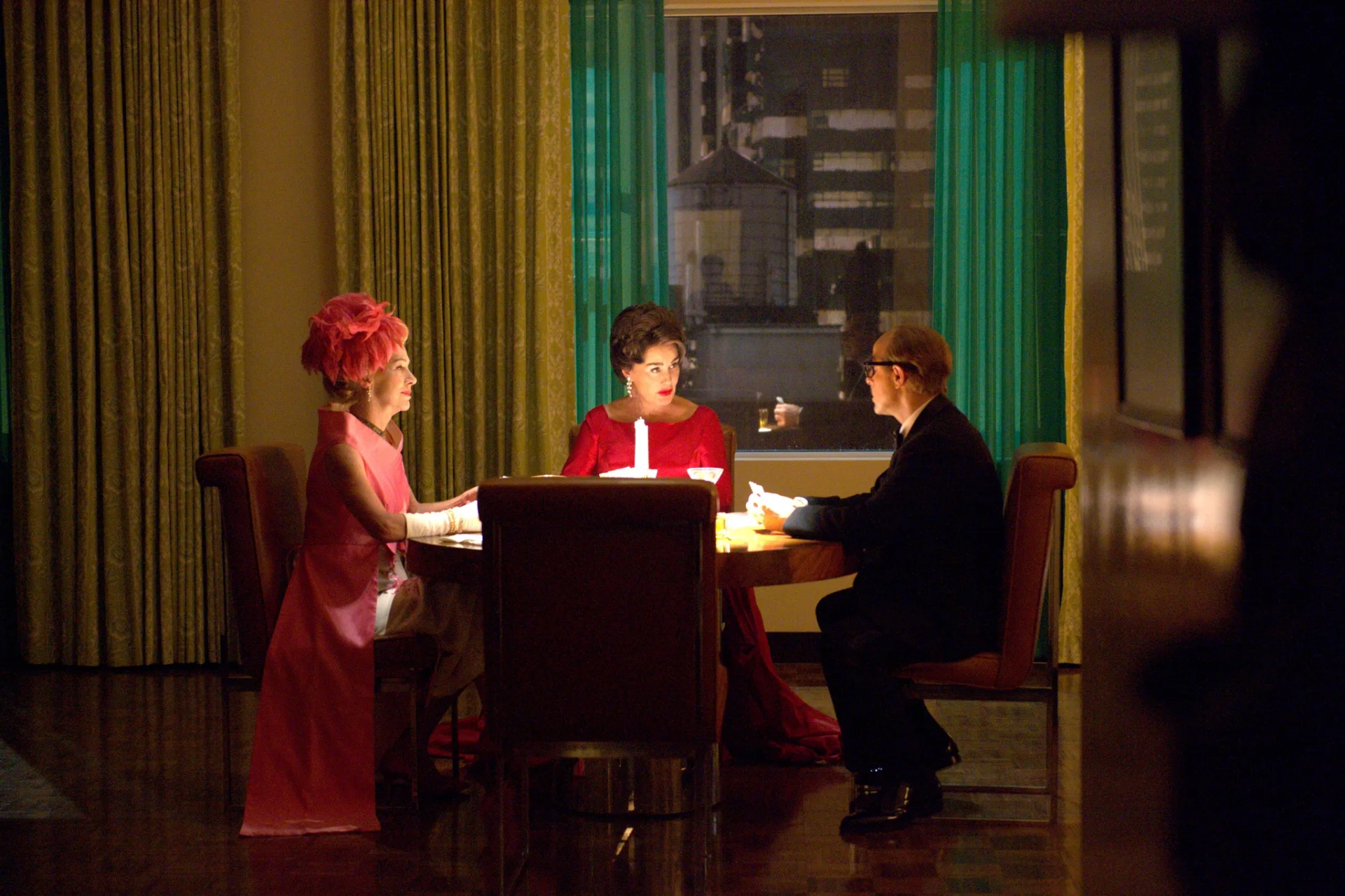 Judy Davis, Jessica Lange, and Stanley Tucci in Feud (2017)