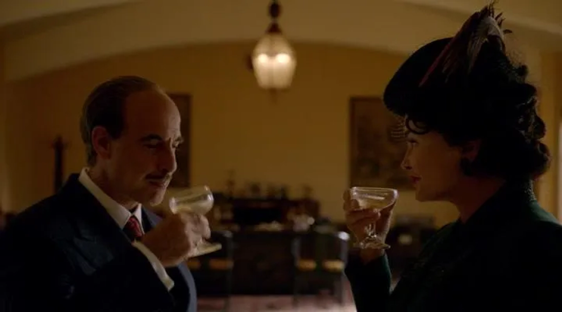 Jessica Lange and Stanley Tucci in Feud (2017)