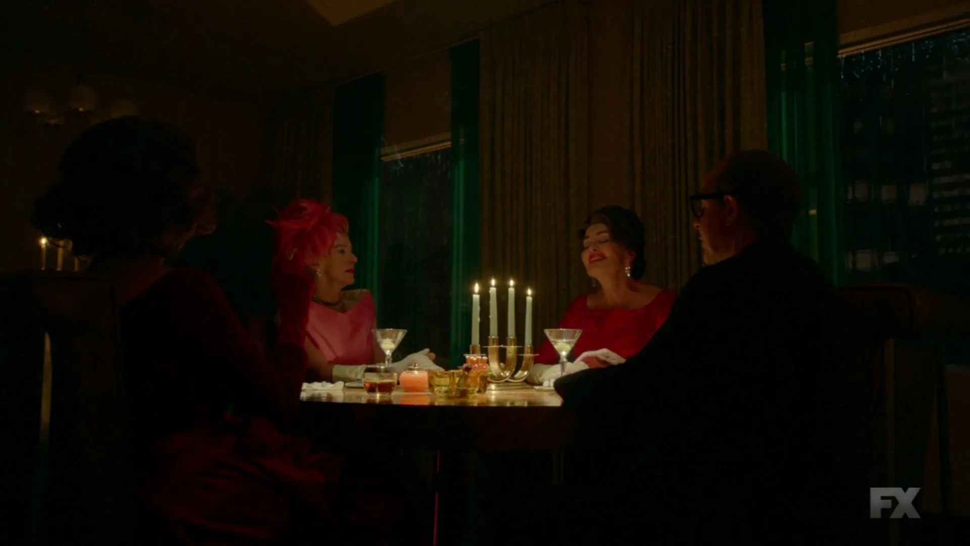 Susan Sarandon, Judy Davis, Jessica Lange, and Stanley Tucci in Feud (2017)