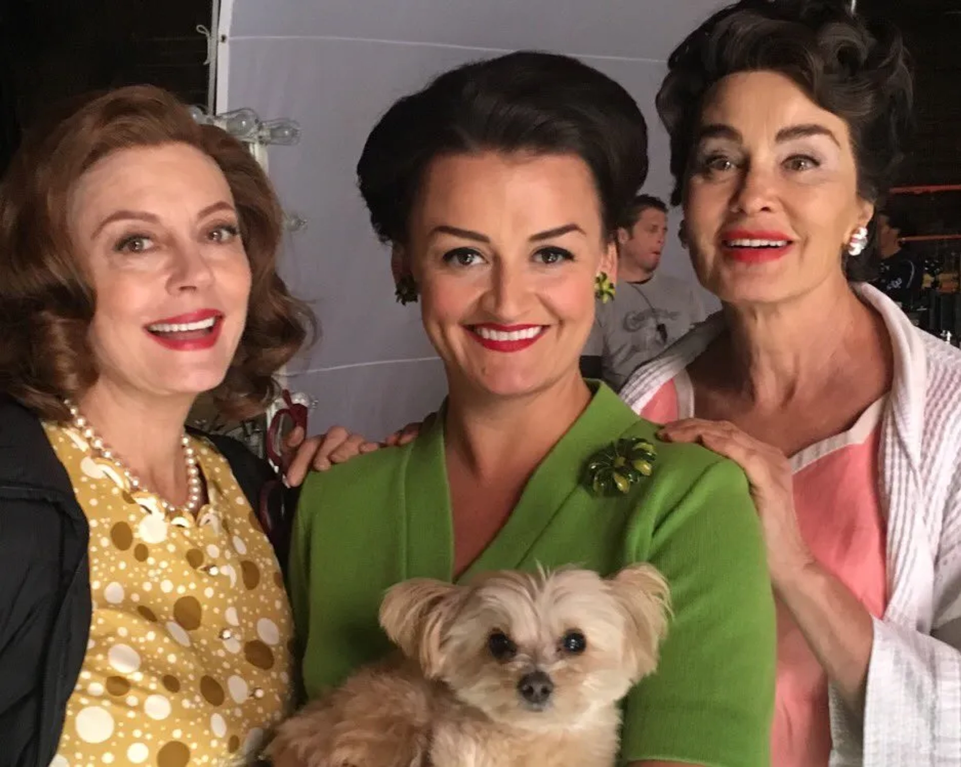 Susan Sarandon, Jessica Lange, and Alison Wright in Feud (2017)