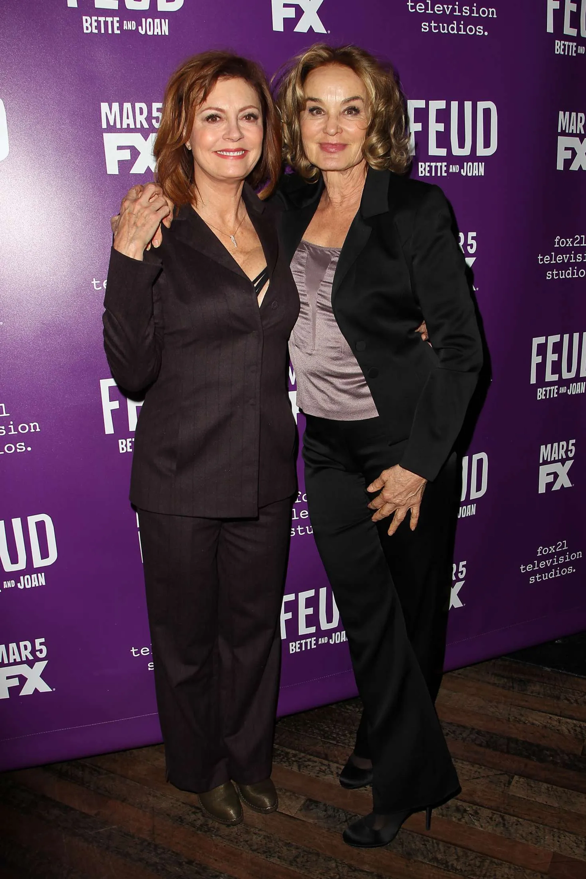 Susan Sarandon and Jessica Lange at an event for Feud (2017)