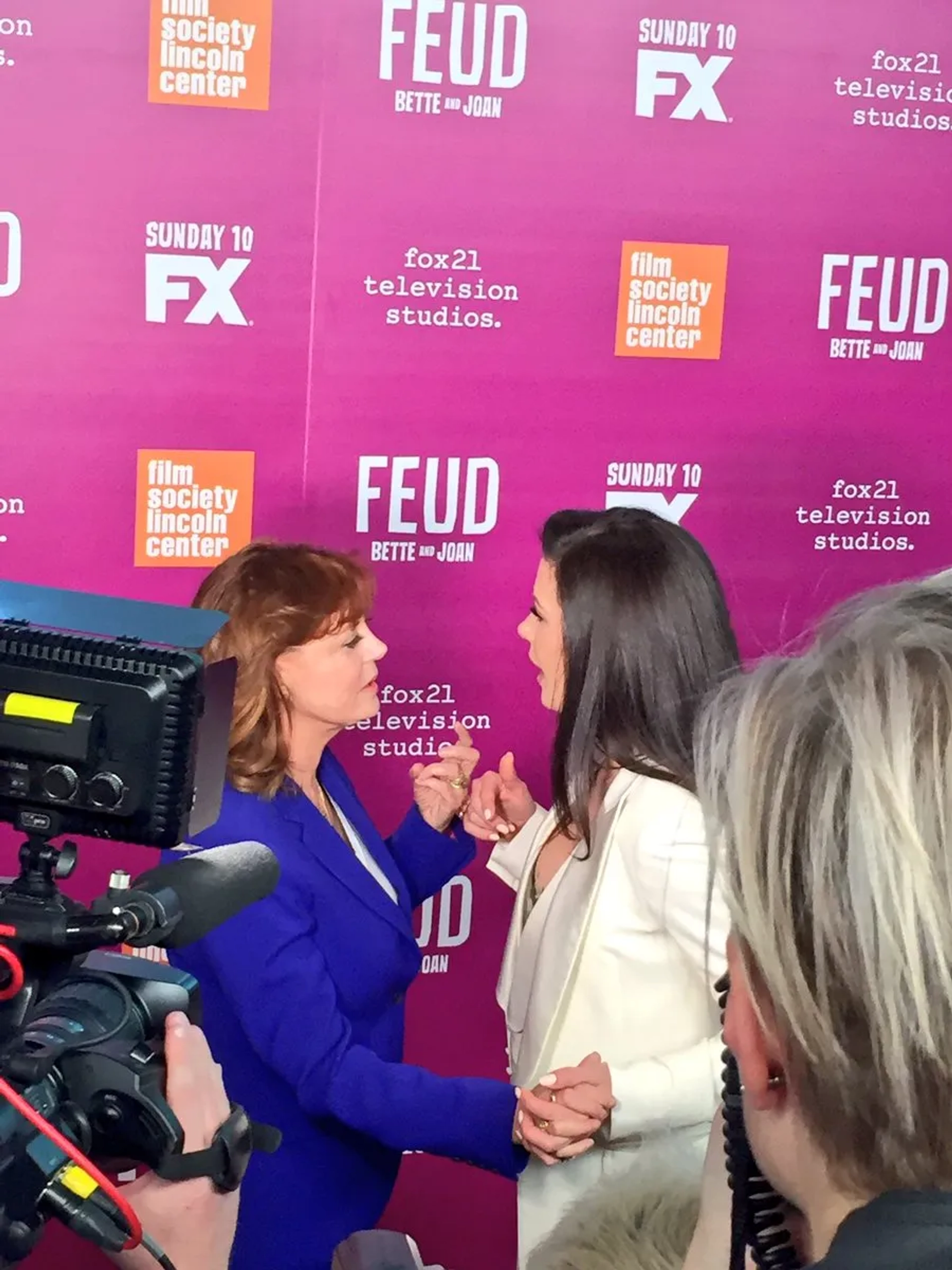 Susan Sarandon and Catherine Zeta-Jones at an event for Feud (2017)