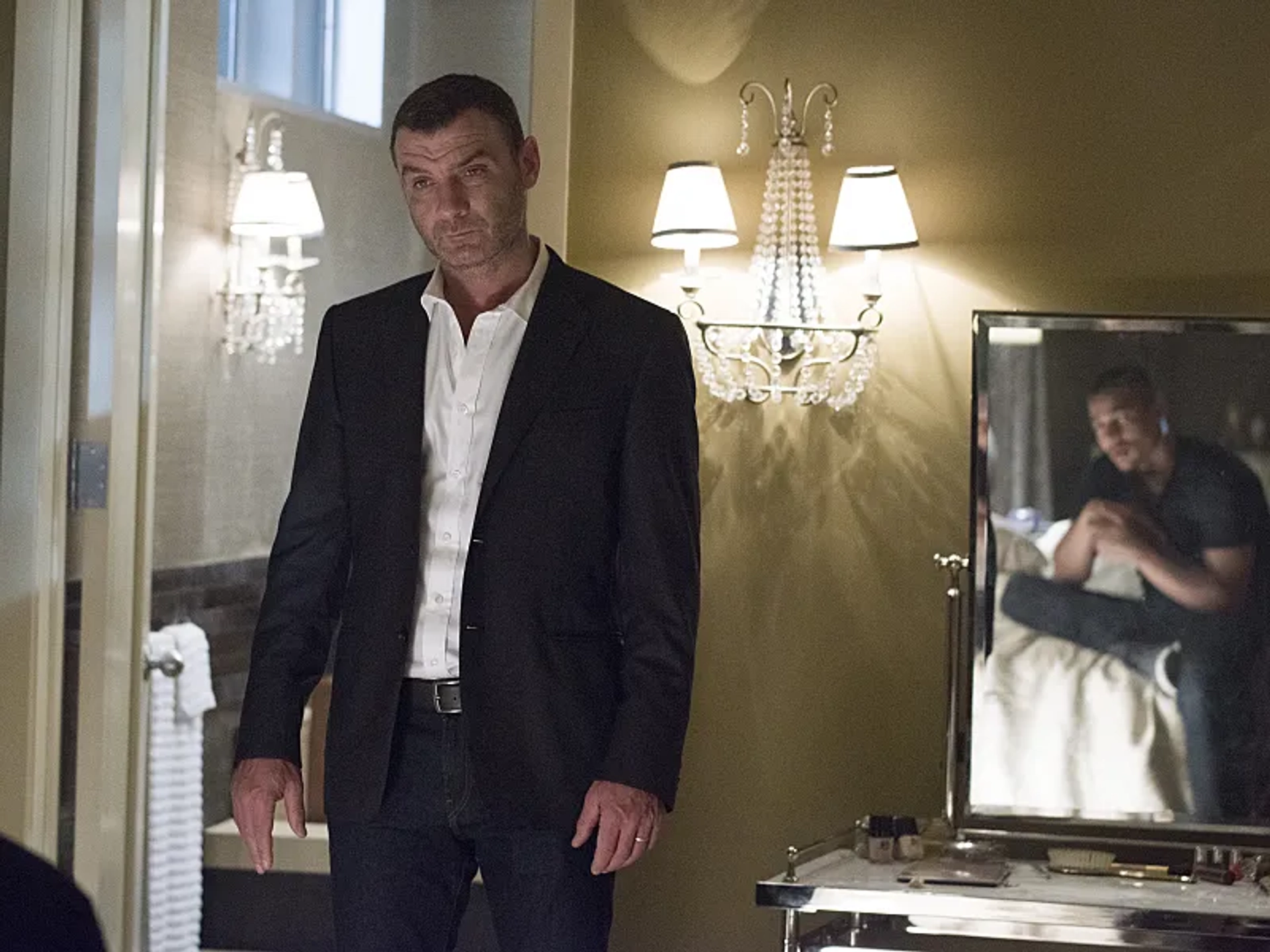 Liev Schreiber and Ismael Cruz Cordova in Ray Donovan (2013)