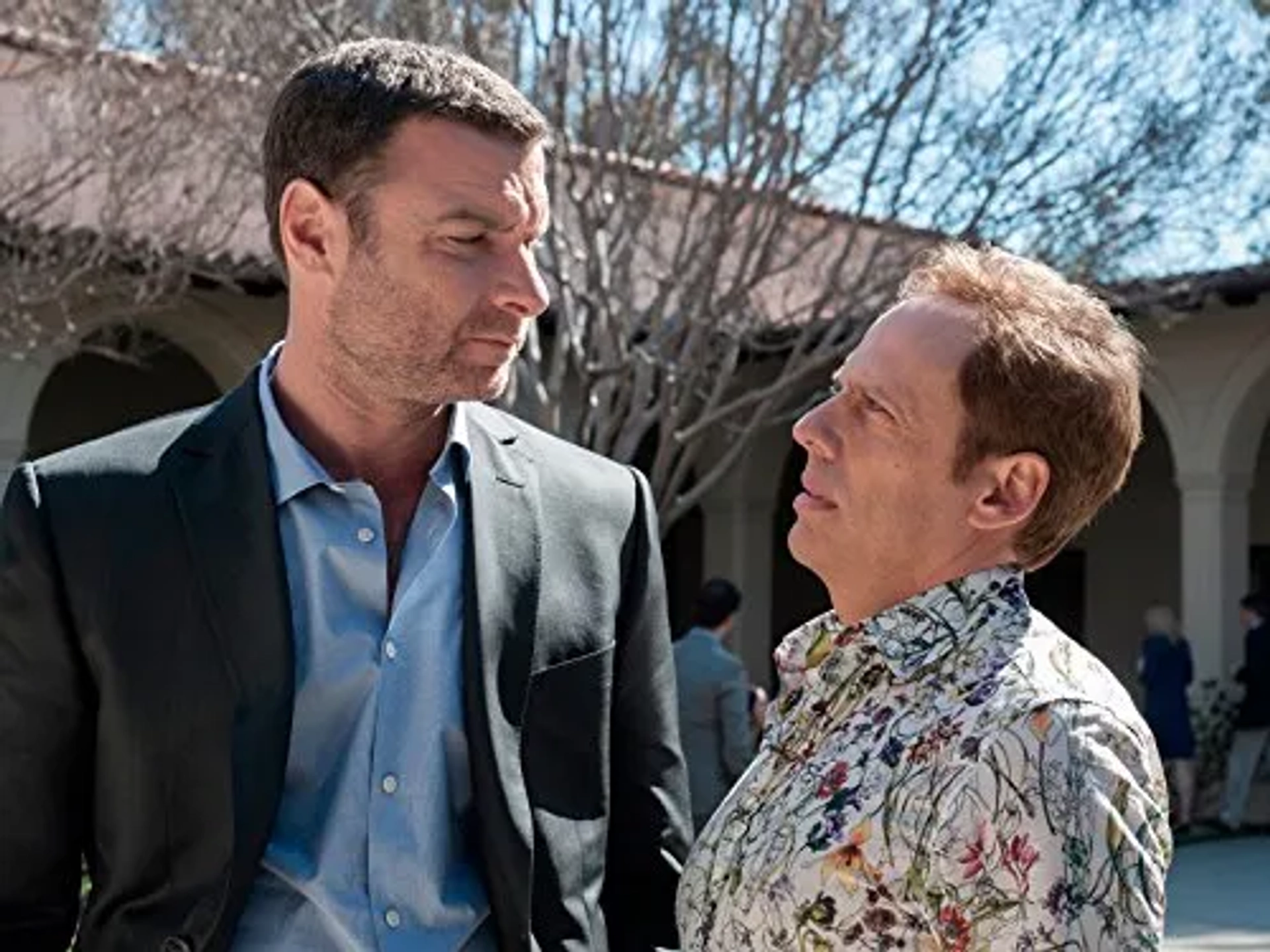 Liev Schreiber and Josh Pais in Ray Donovan (2013)