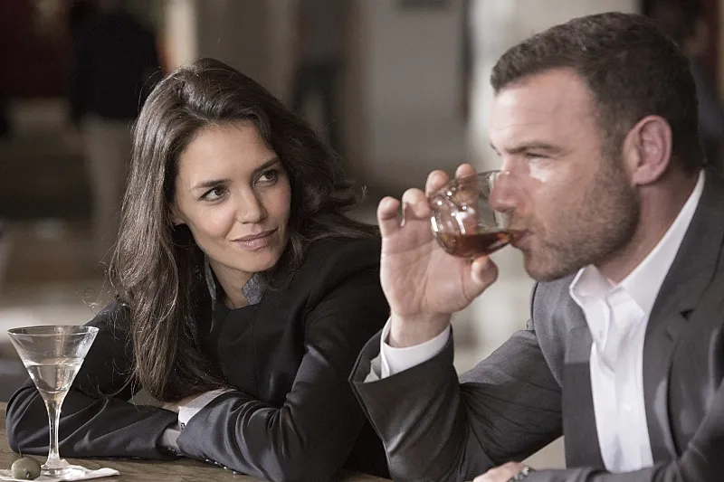 Liev Schreiber and Katie Holmes in Ray Donovan (2013)