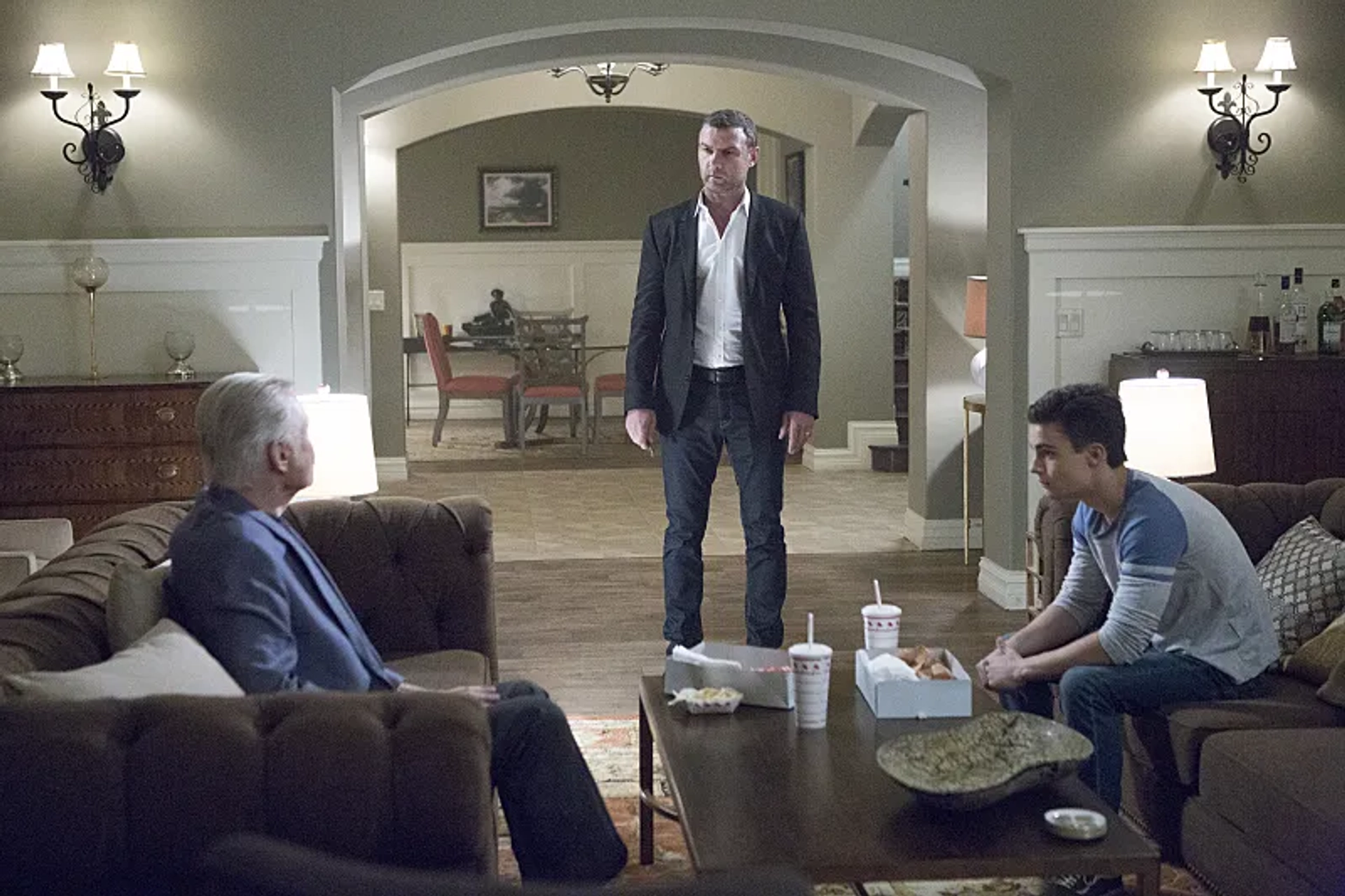 Liev Schreiber, Jon Voight, and Devon Bagby in Ray Donovan (2013)