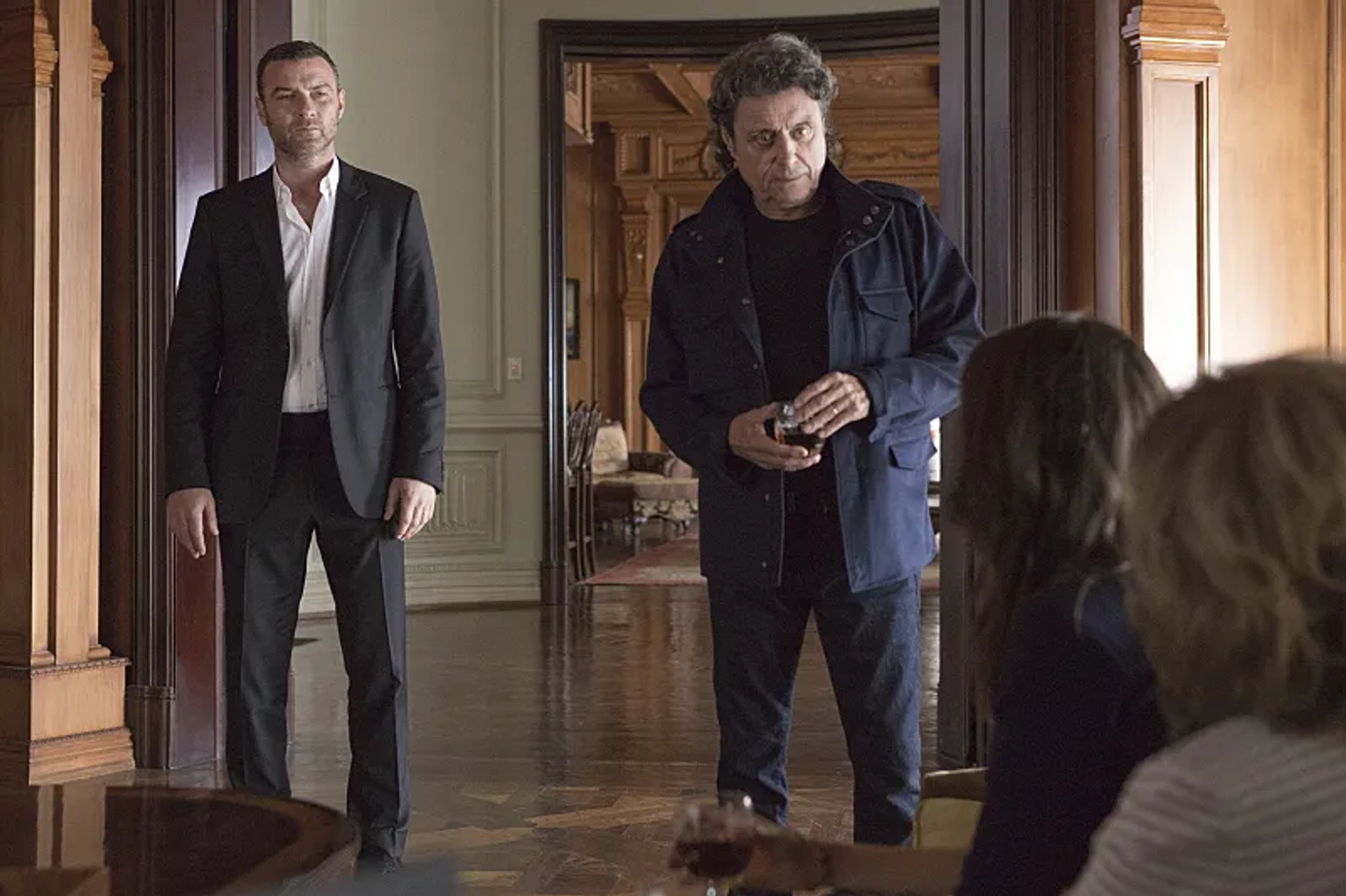 Liev Schreiber and Ian McShane in Ray Donovan (2013)