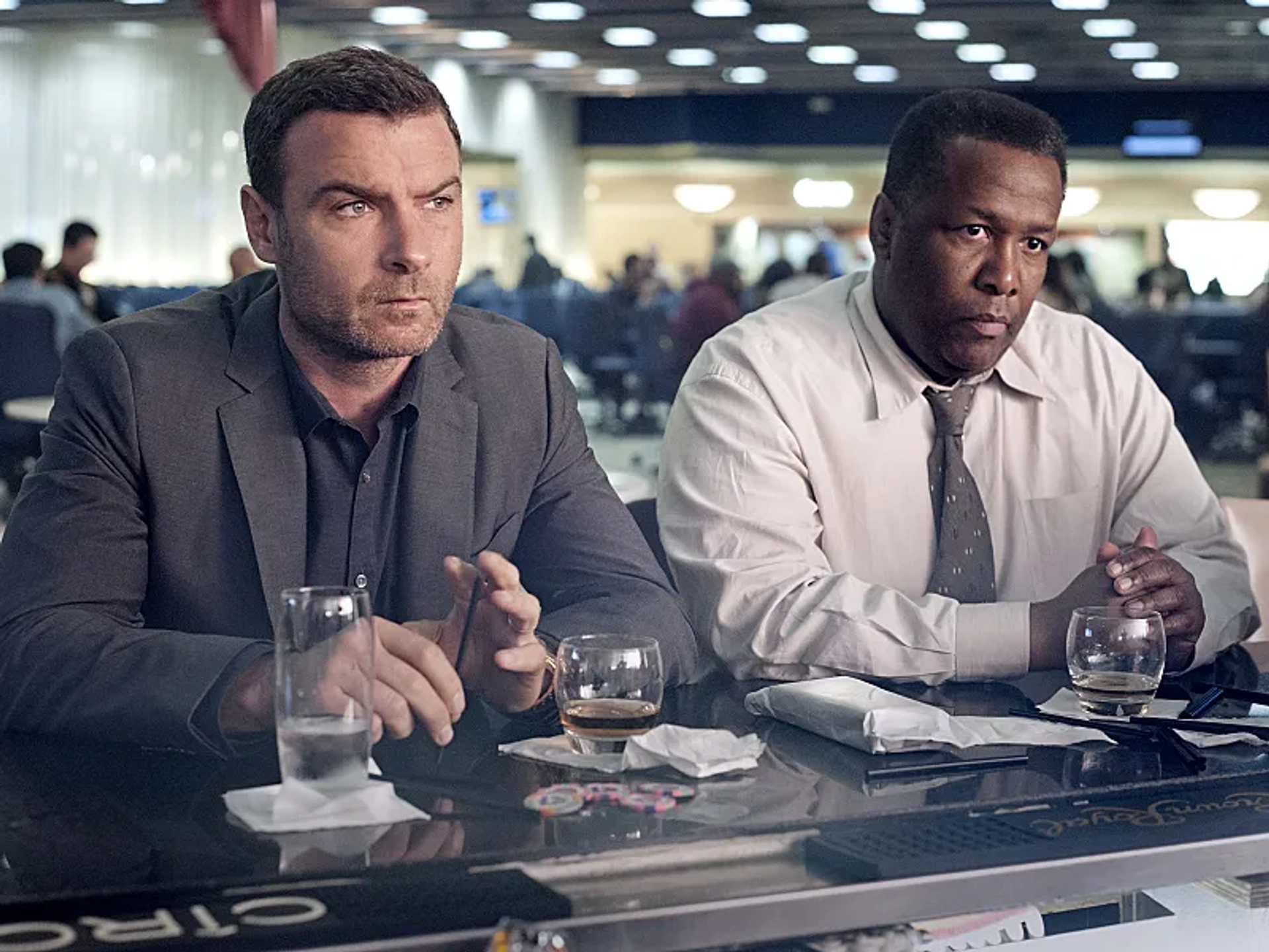 Liev Schreiber and Wendell Pierce in Ray Donovan (2013)