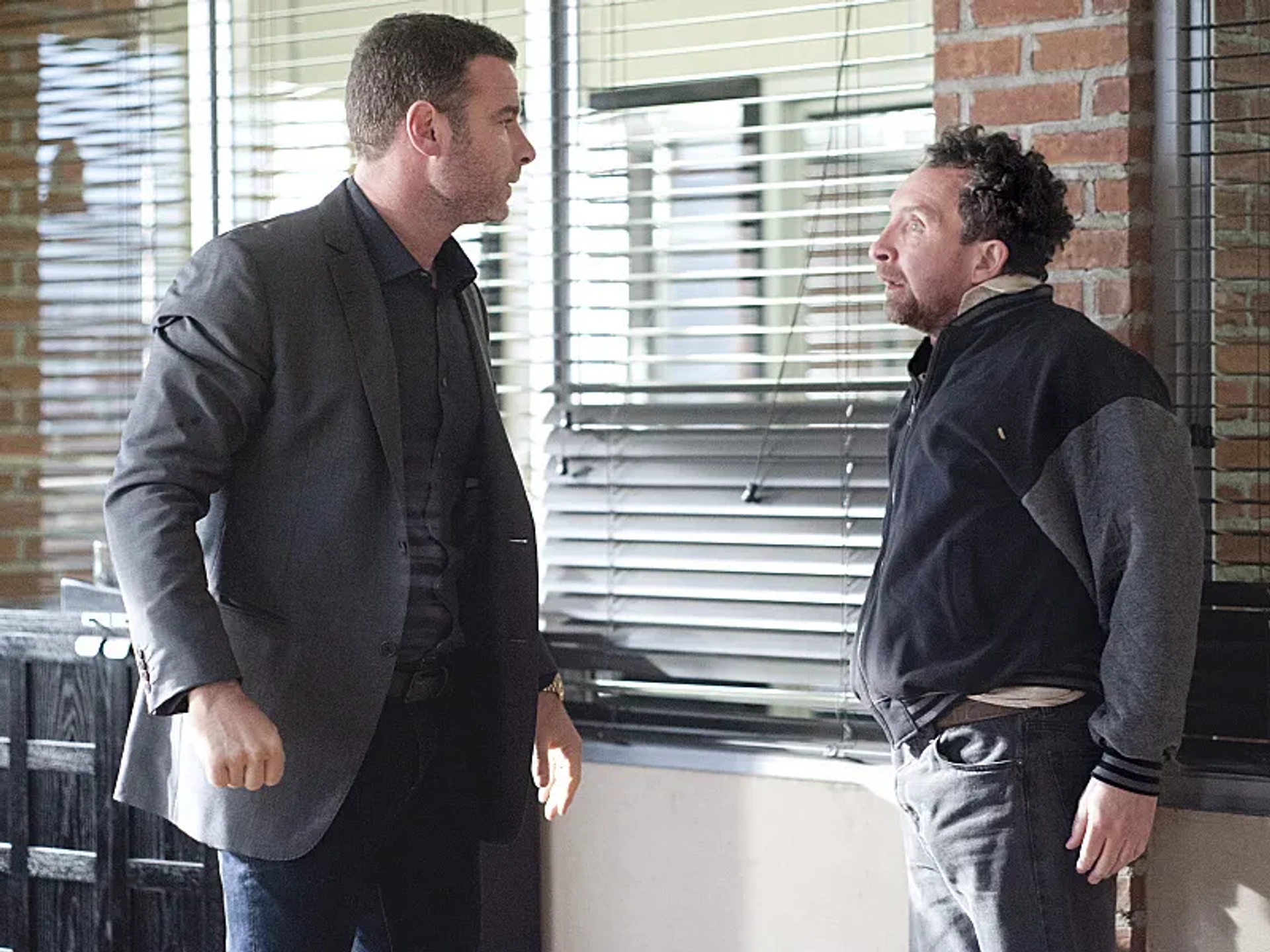 Liev Schreiber and Eddie Marsan in Ray Donovan (2013)