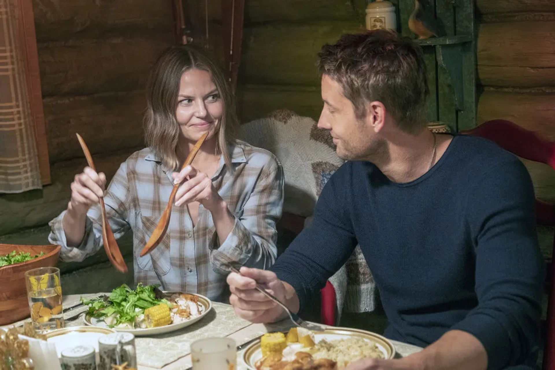 Jennifer Morrison and Justin Hartley in This Is Us: Heart and Soul (2022)