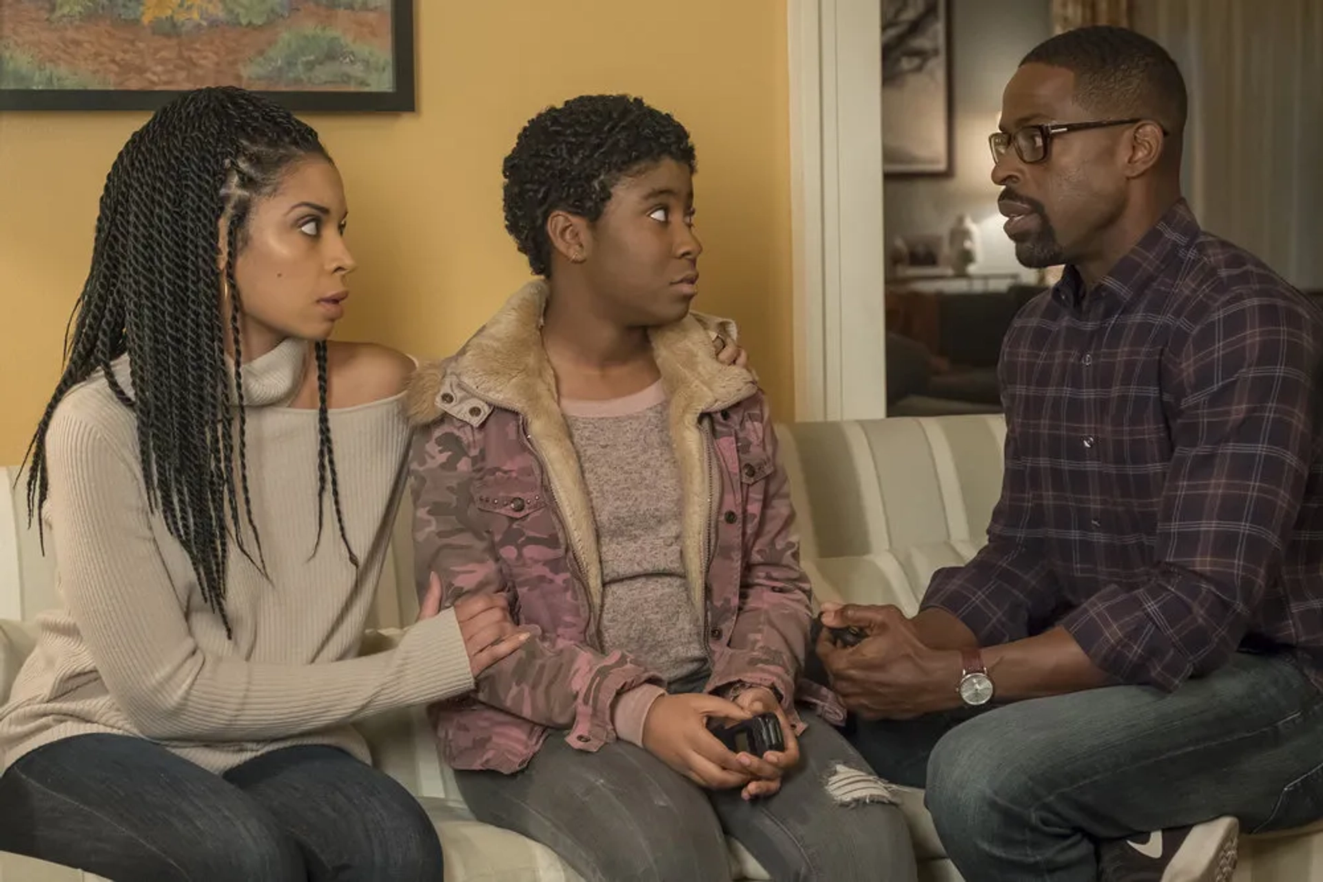 Sterling K. Brown, Susan Kelechi Watson, and Lyric Ross in This Is Us (2016)