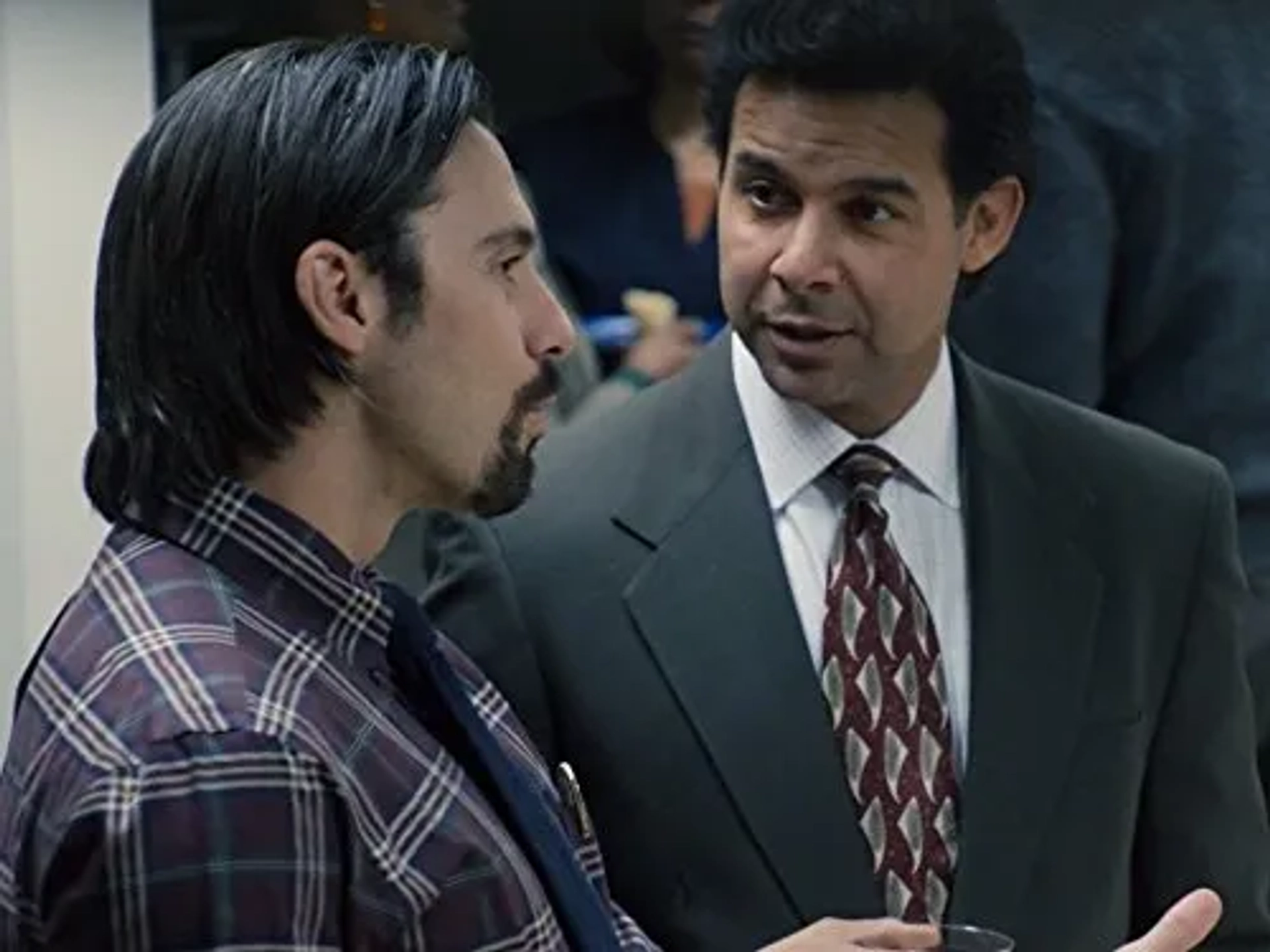 Jon Huertas and Milo Ventimiglia in This Is Us (2016)