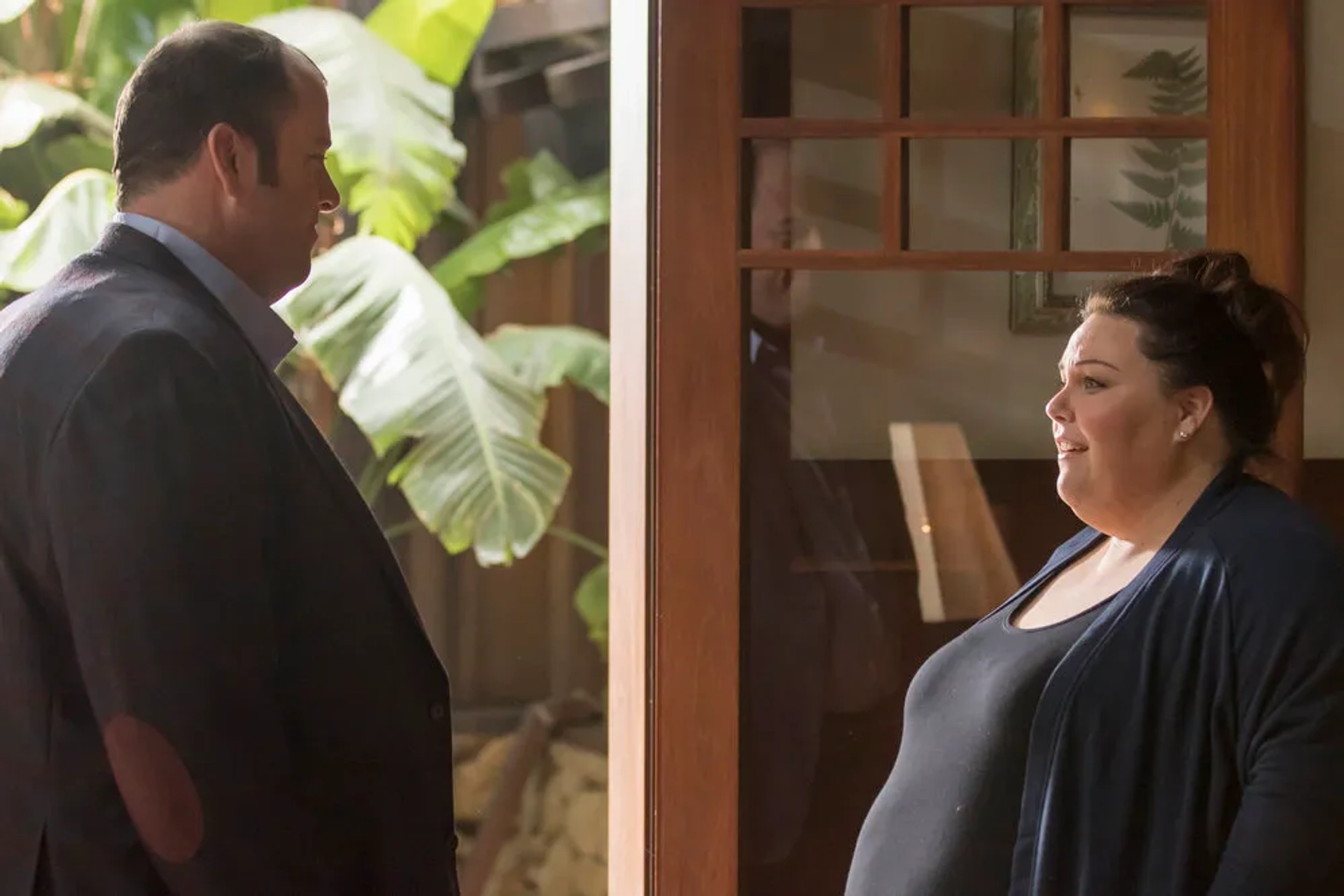 Chrissy Metz and Chris Sullivan in This Is Us (2016)