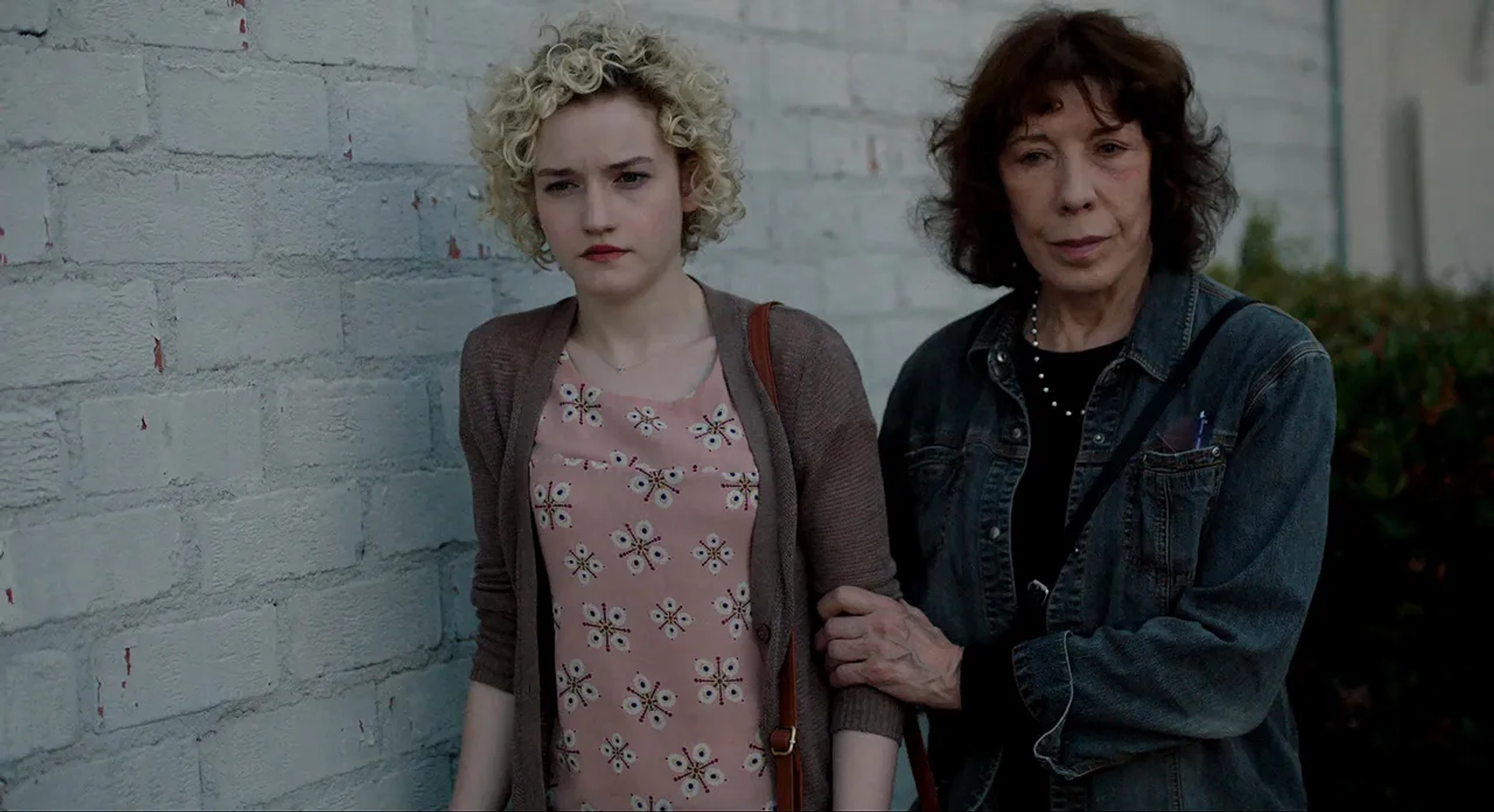 Lily Tomlin and Julia Garner in Grandma (2015)