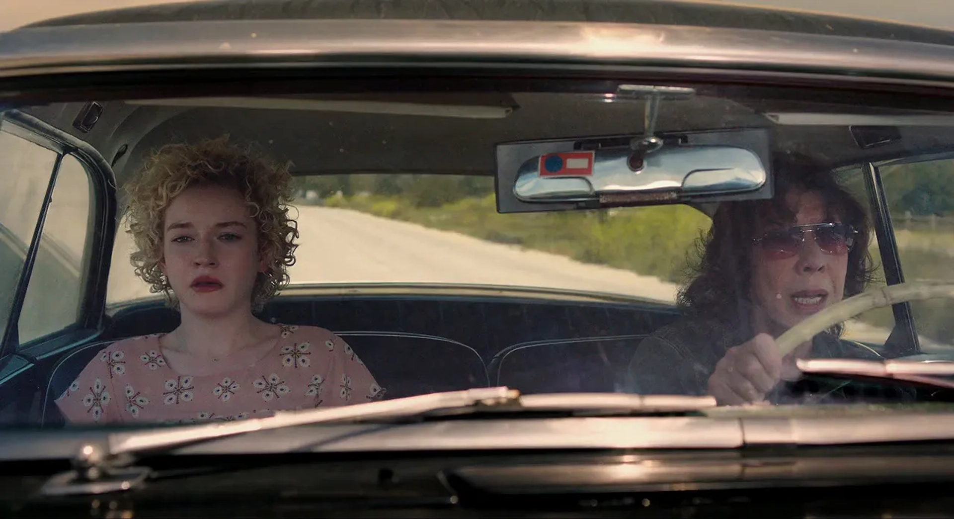 Lily Tomlin and Julia Garner in Grandma (2015)