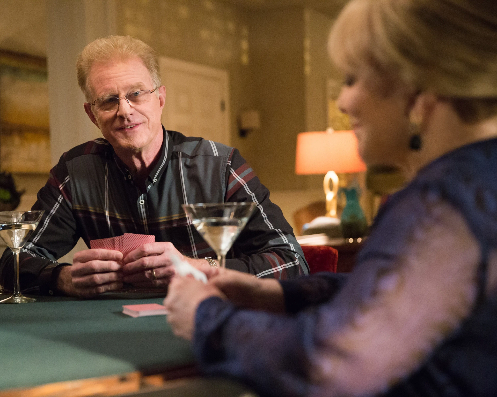 Ed Begley Jr. and Jacki Weaver in Blunt Talk (2015)