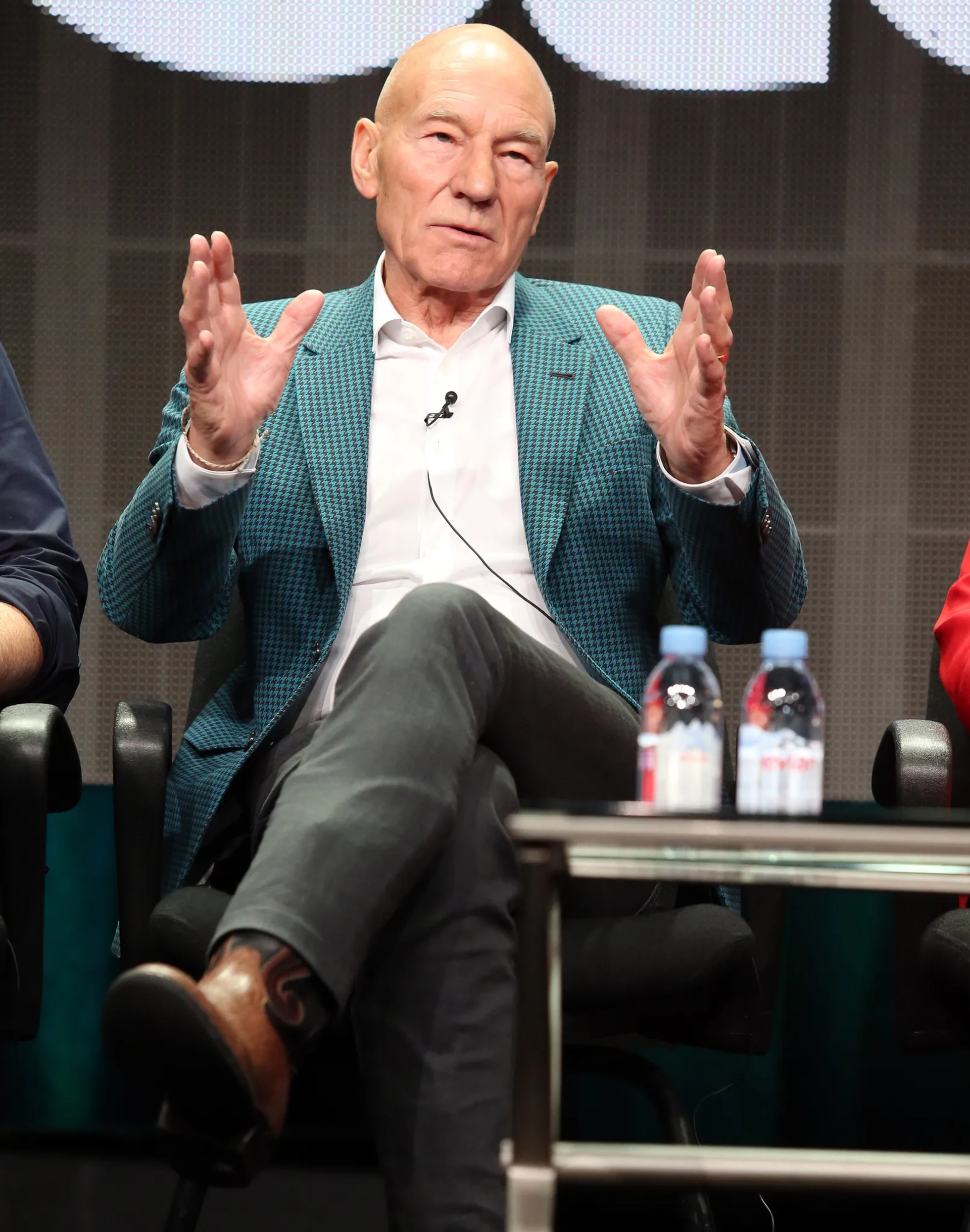 Patrick Stewart at an event for Blunt Talk (2015)