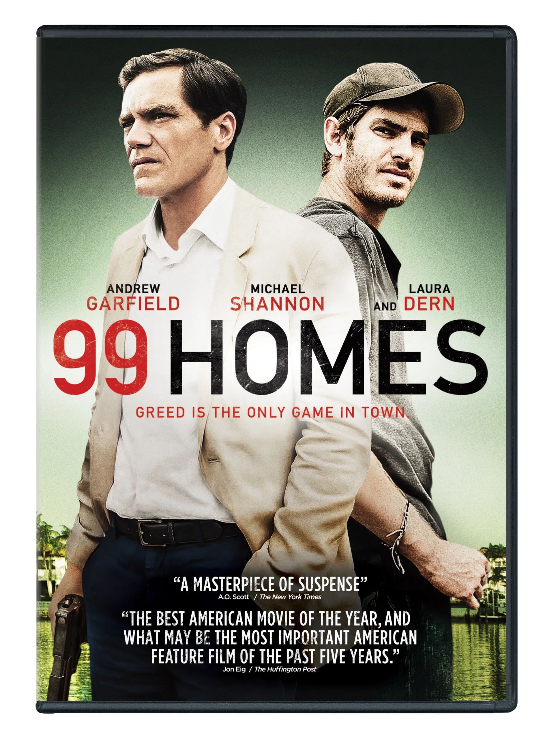 Michael Shannon and Andrew Garfield in 99 Homes (2014)