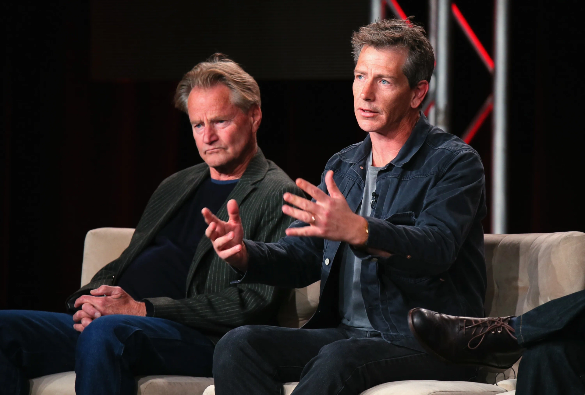 Sam Shepard and Ben Mendelsohn in Bloodline (2015)