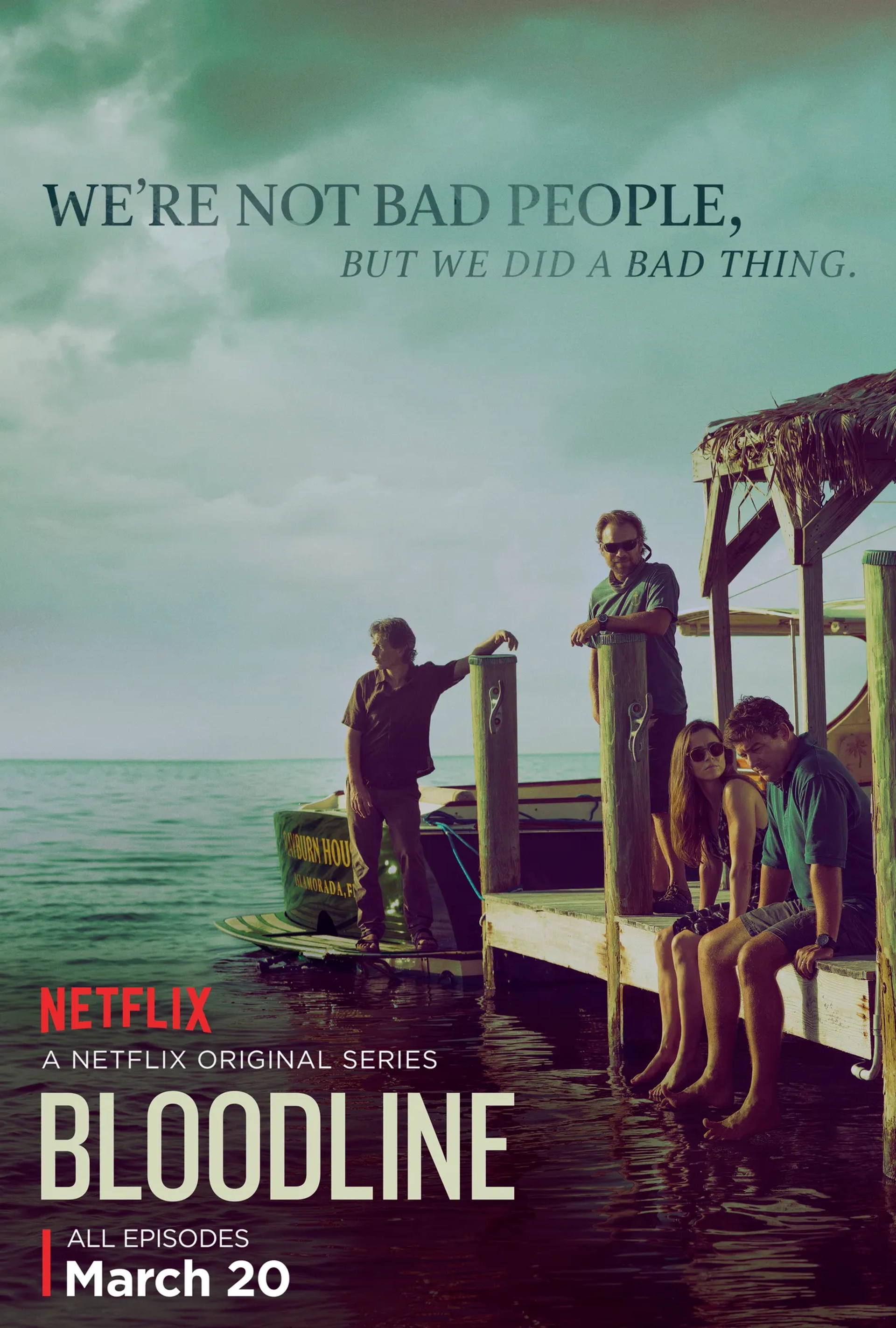 Linda Cardellini, Norbert Leo Butz, Kyle Chandler, and Ben Mendelsohn in Bloodline (2015)