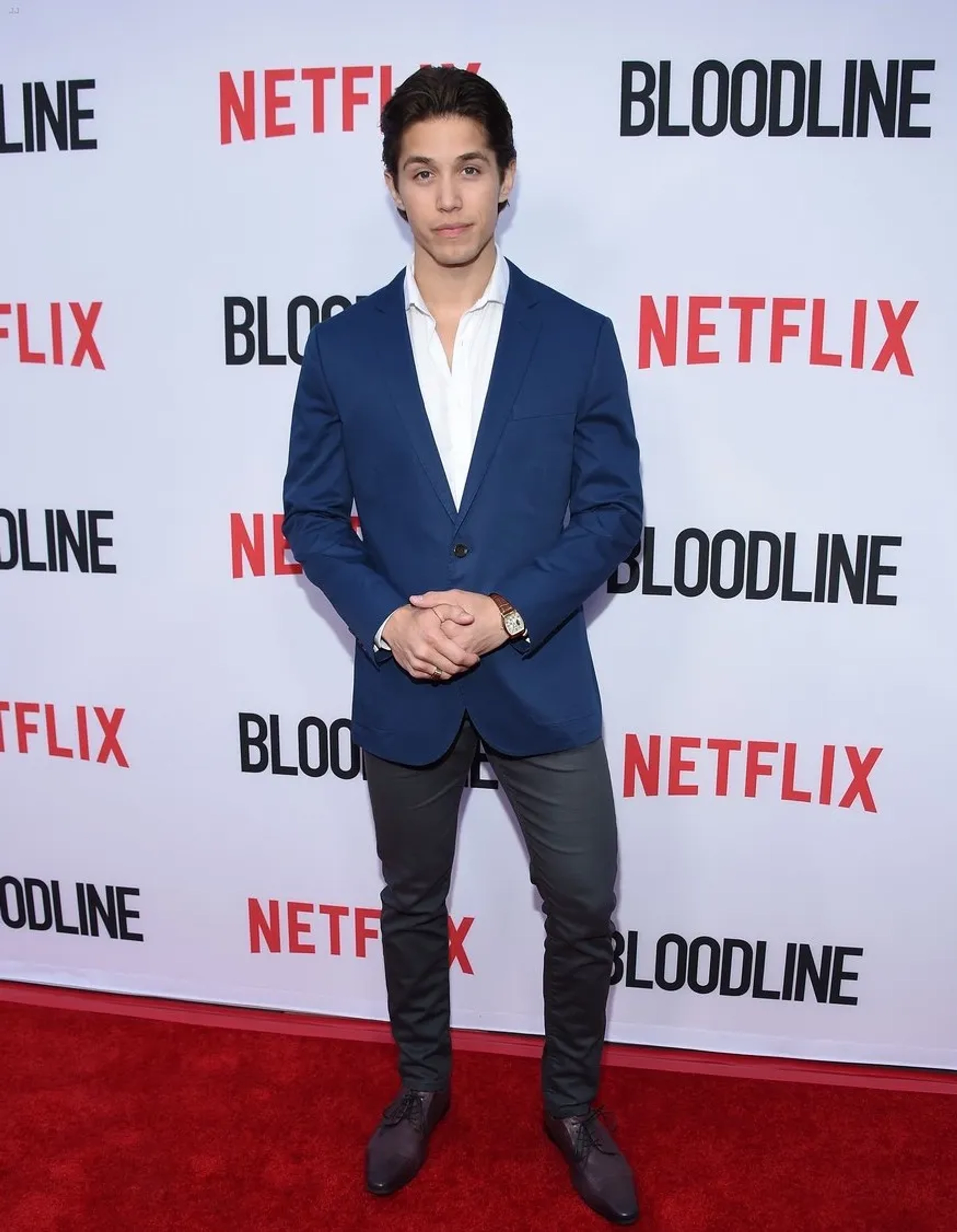 Brandon Larracuente at an event for Bloodline (2017)