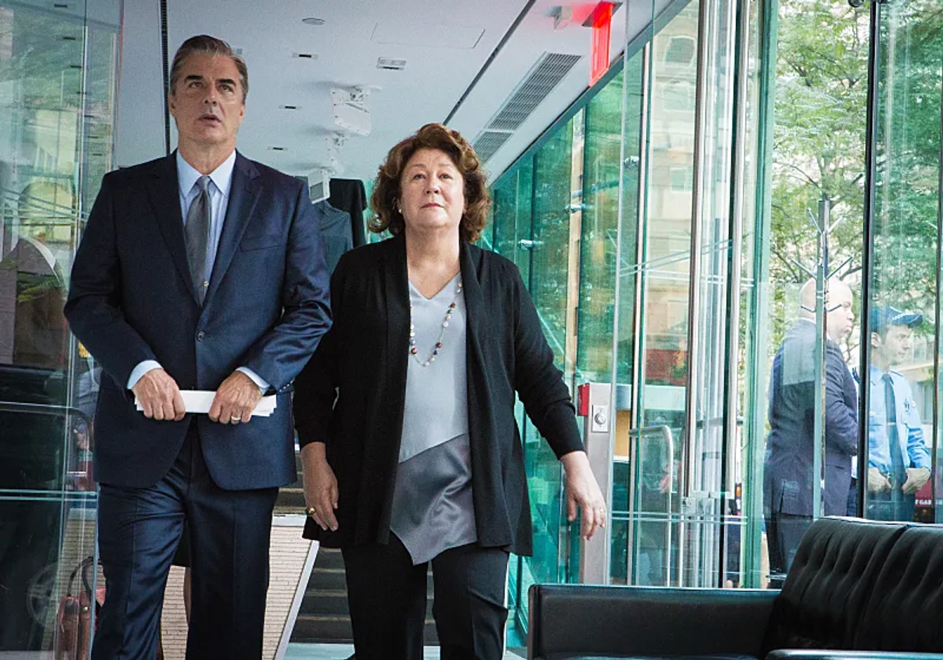 Margo Martindale and Chris Noth in The Good Wife (2009)