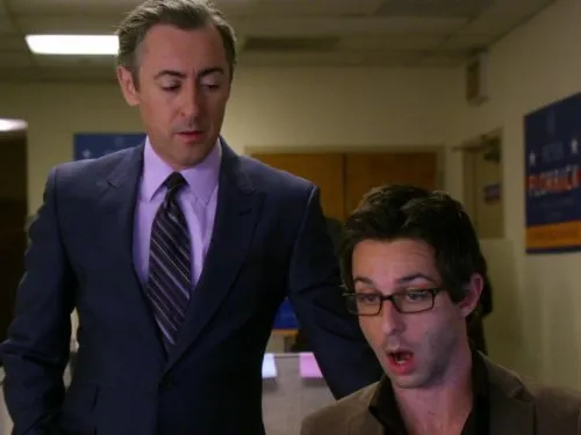 Alan Cumming and Jeremy Strong in The Good Wife (2009)