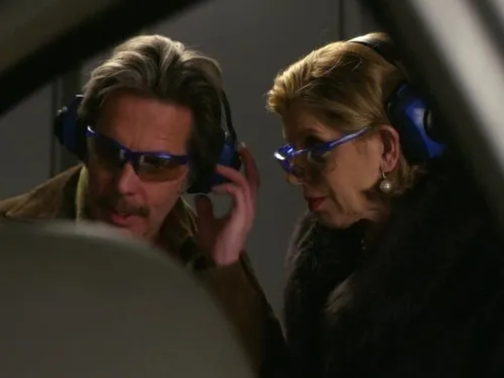 Christine Baranski and Gary Cole in The Good Wife (2009)