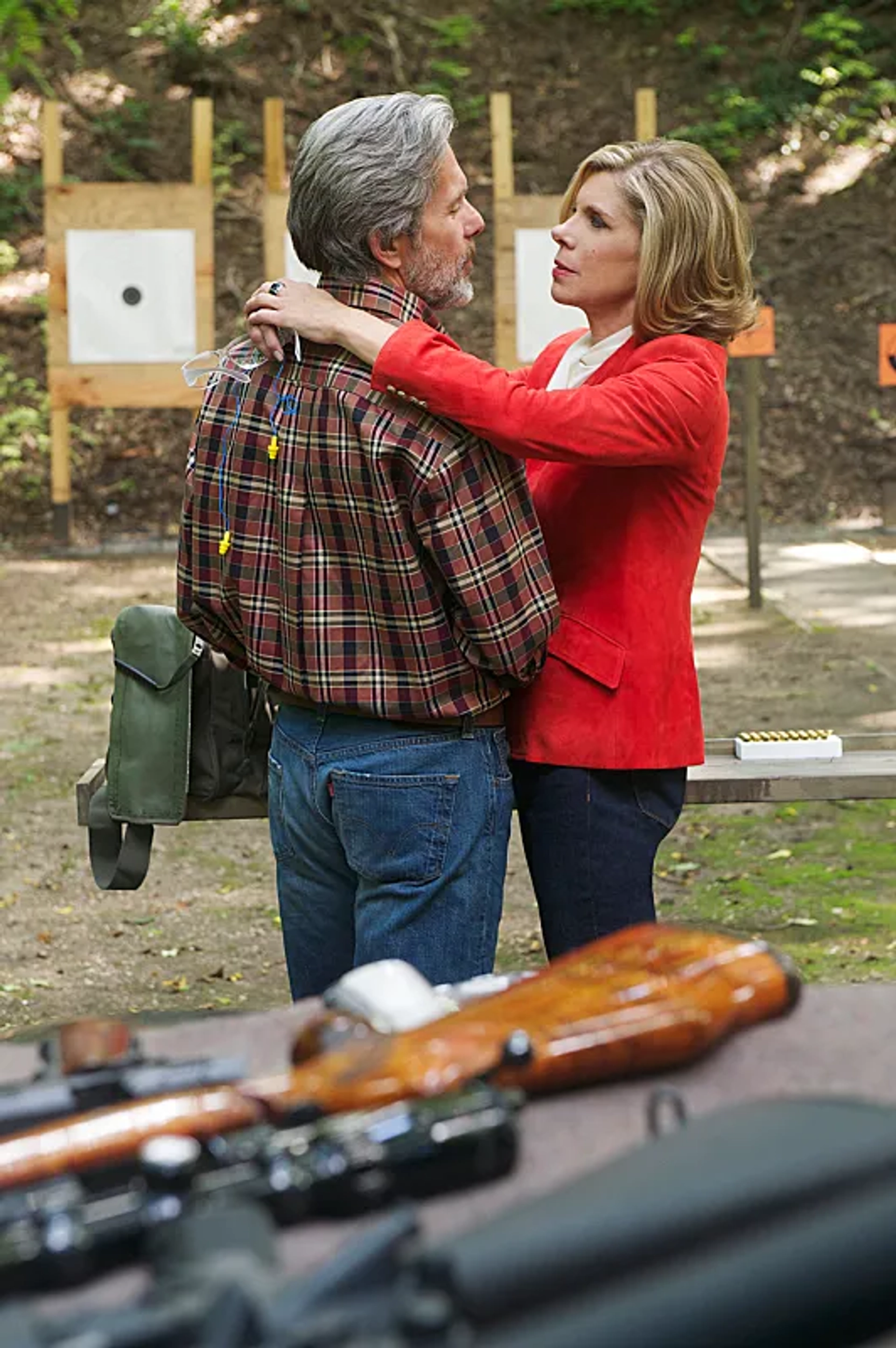 Christine Baranski and Gary Cole in The Good Wife (2009)