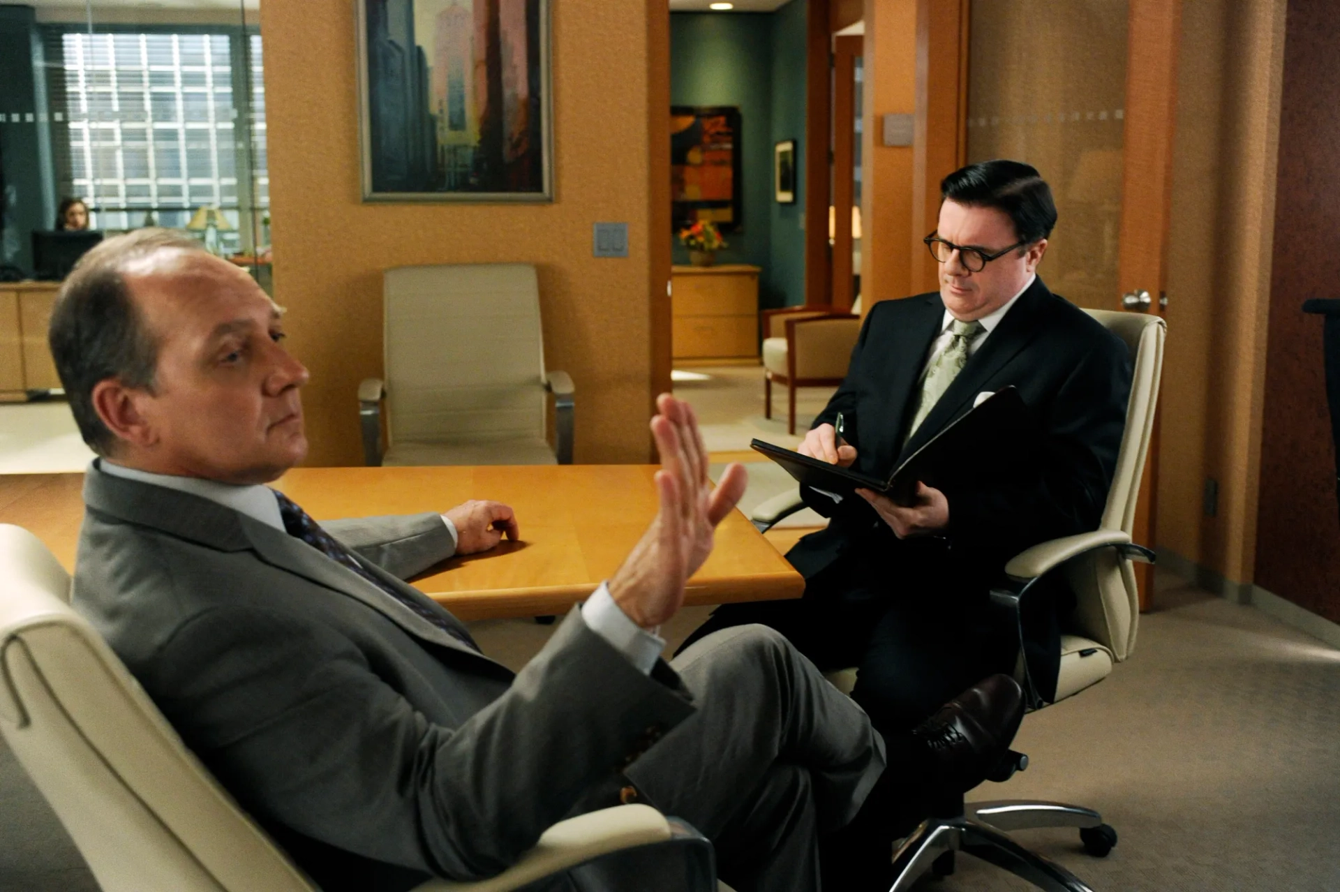 Nathan Lane and Zach Grenier in The Good Wife (2009)