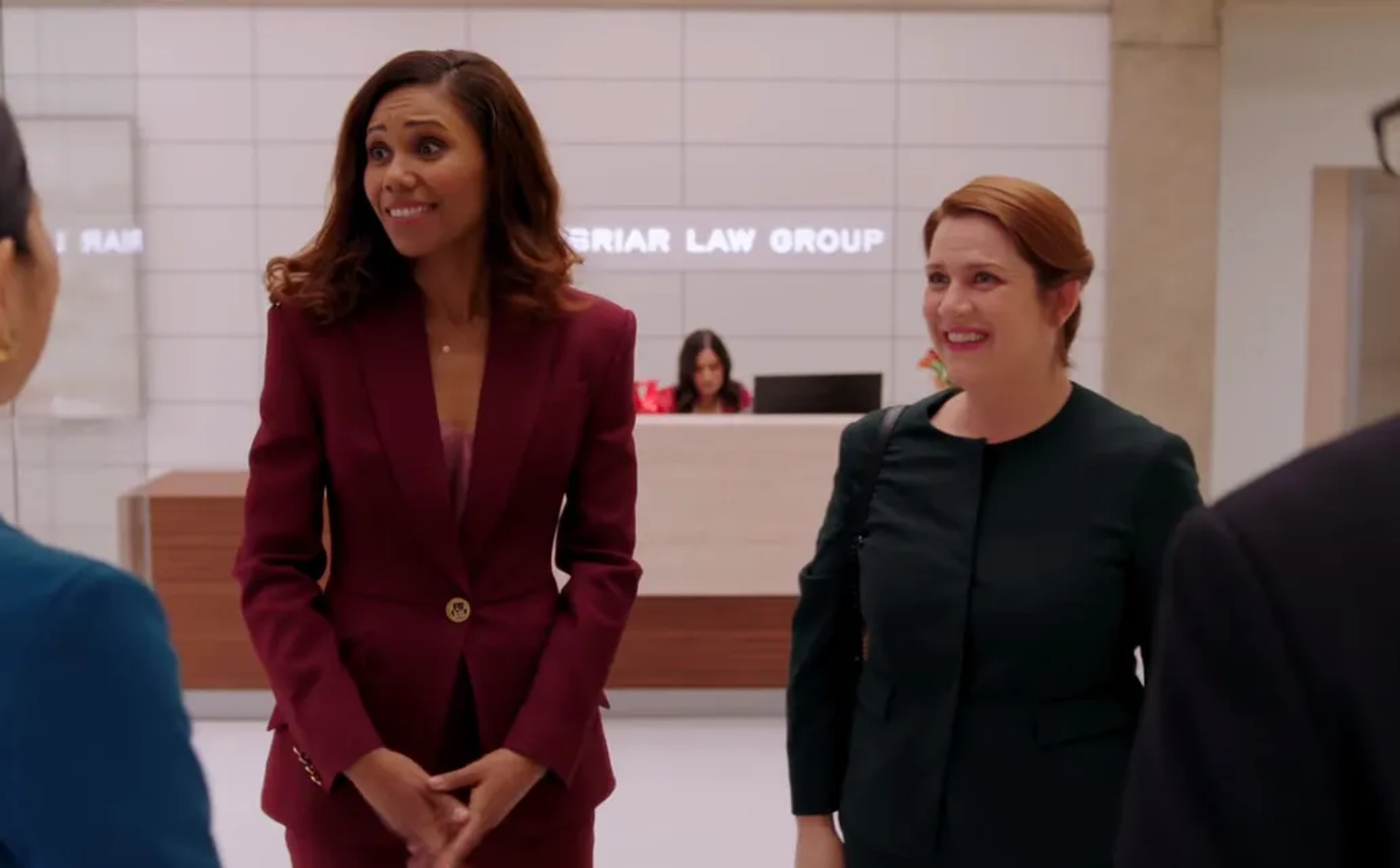 Donna Lynne Champlin and Toks Olagundoye in Crazy Ex-Girlfriend (2015)