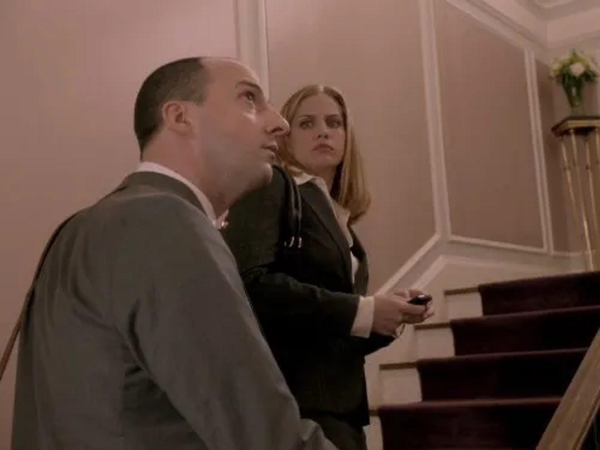 Anna Chlumsky and Tony Hale in Veep (2012)