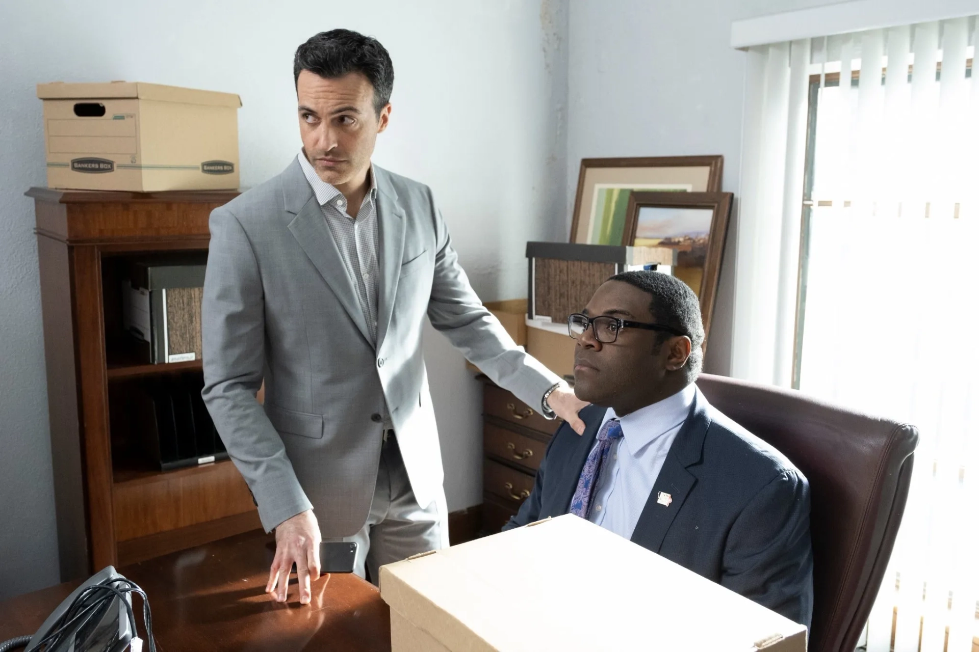 Reid Scott and Sam Richardson in Veep (2012)