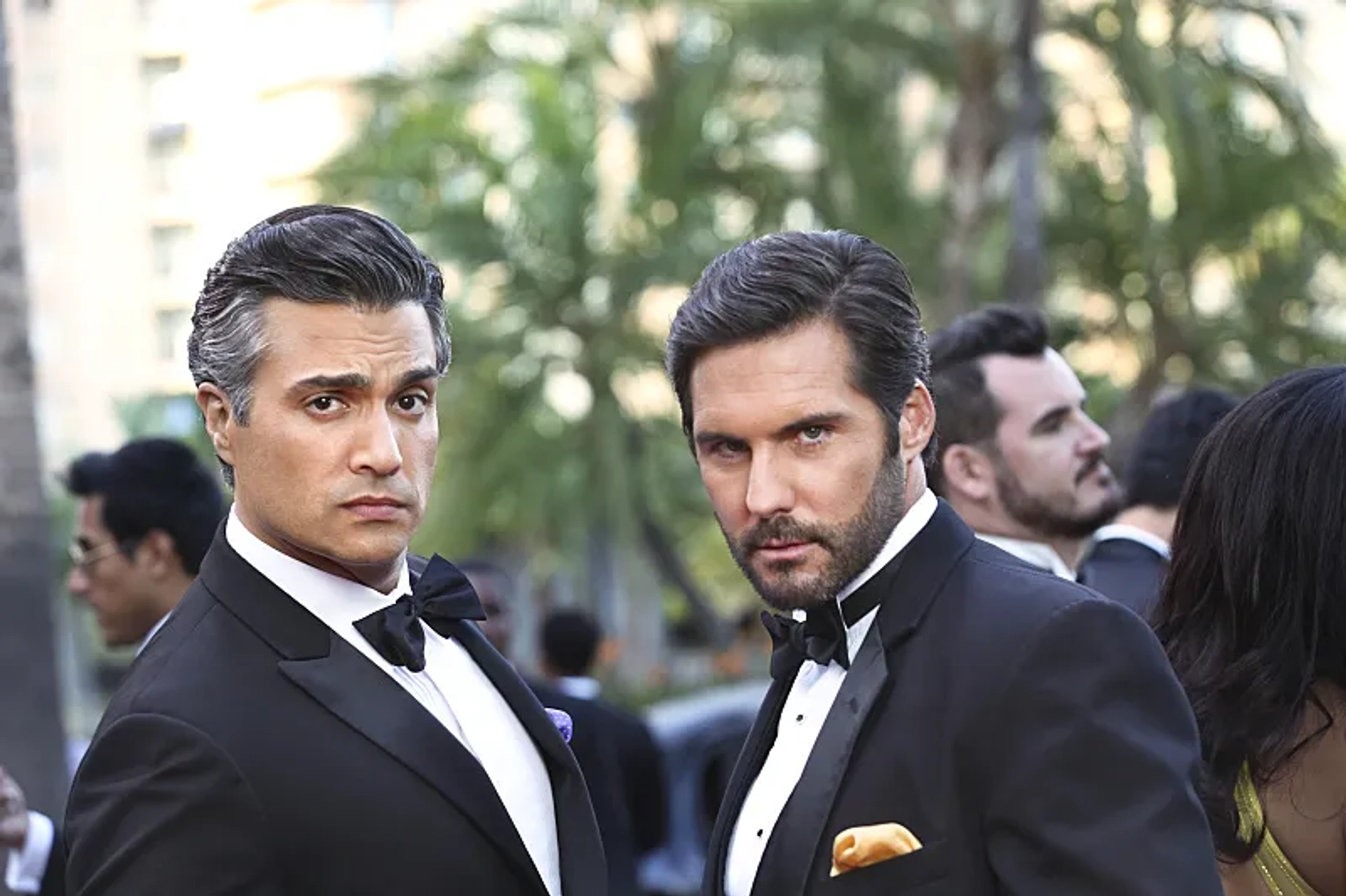 Jaime Camil and Keller Wortham in Jane the Virgin (2014)