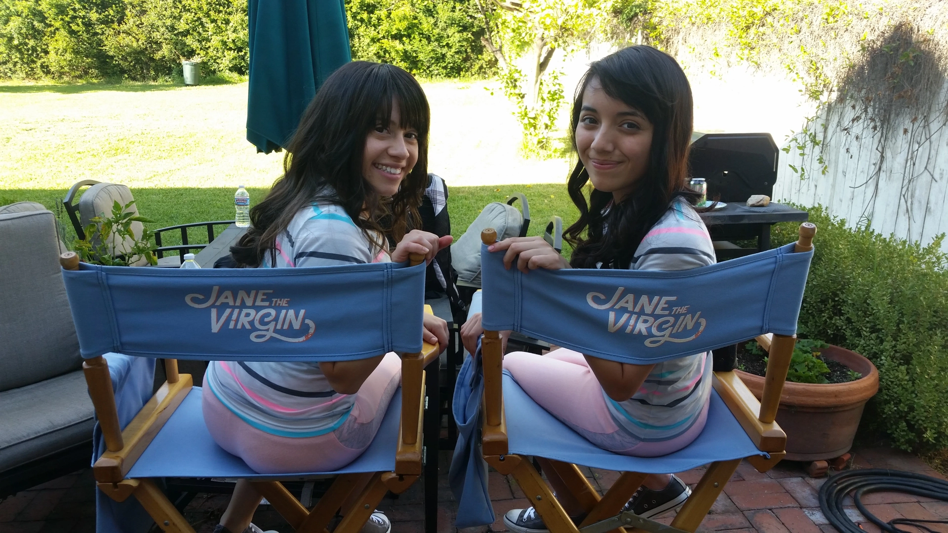 Brenda stunt doubling for Montse Hernandez on "Jane the Virgin"