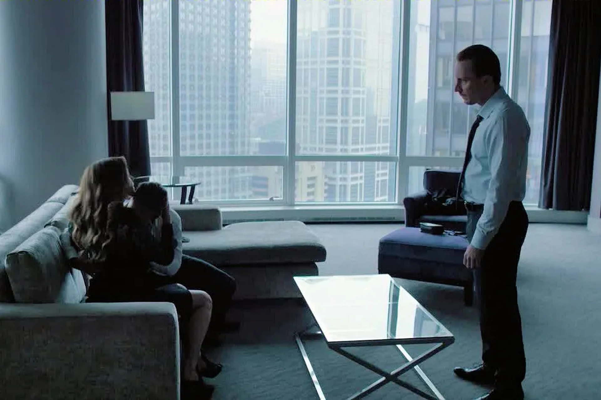 Brock Cuchna, John Hoogenakker, and Riley Keough in The Girlfriend Experience (2016)