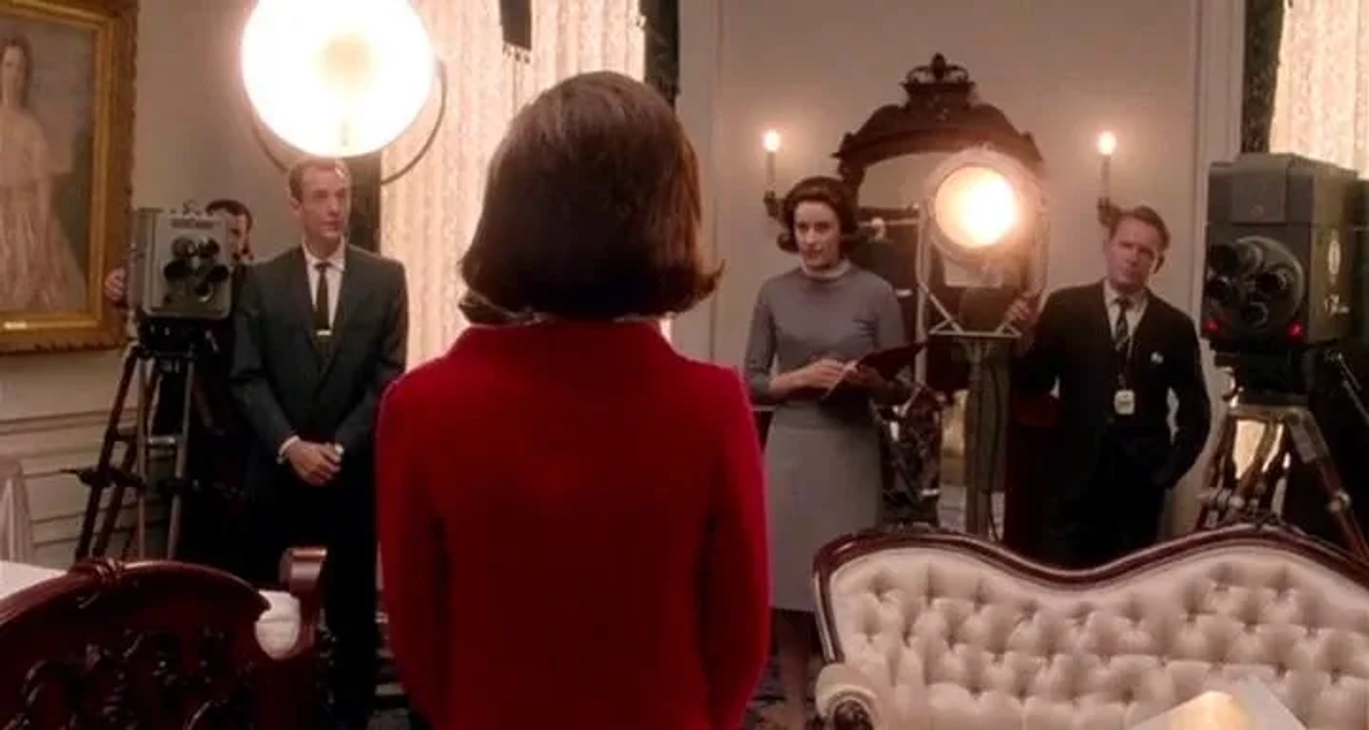 Natalie Portman, Stéphane Höhn, Greta Gerwig, and Emmanuel Dehaene in Jackie (2016)