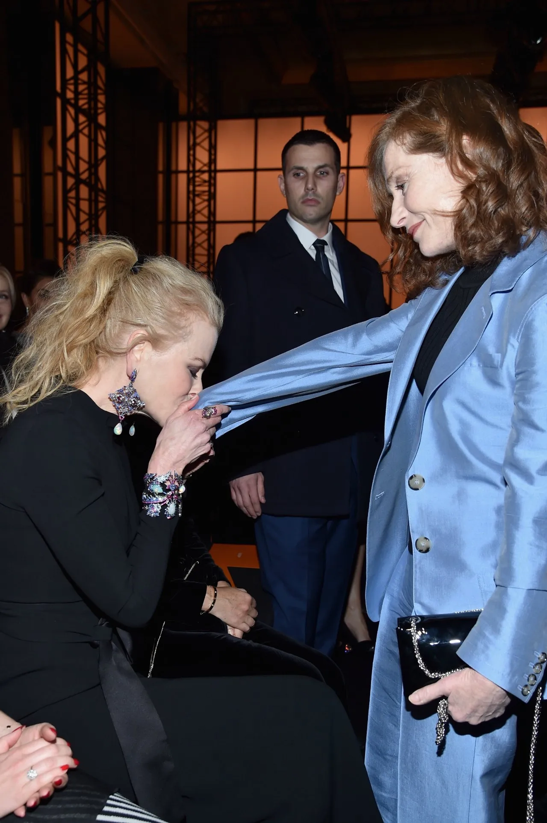 Nicole Kidman and Isabelle Huppert at an event for Elle (2016)