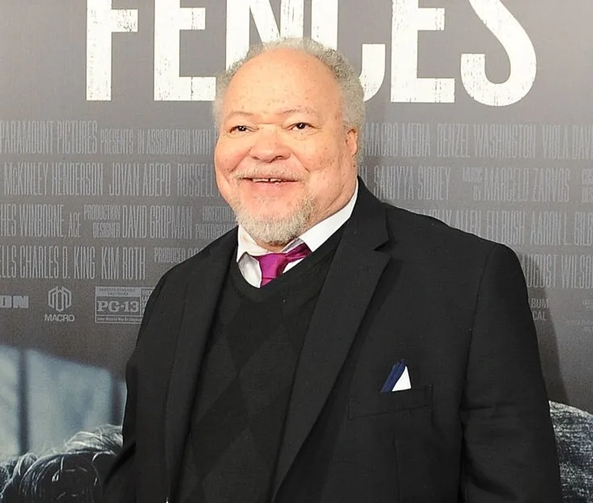 Stephen McKinley Henderson at an event for Fences (2016)