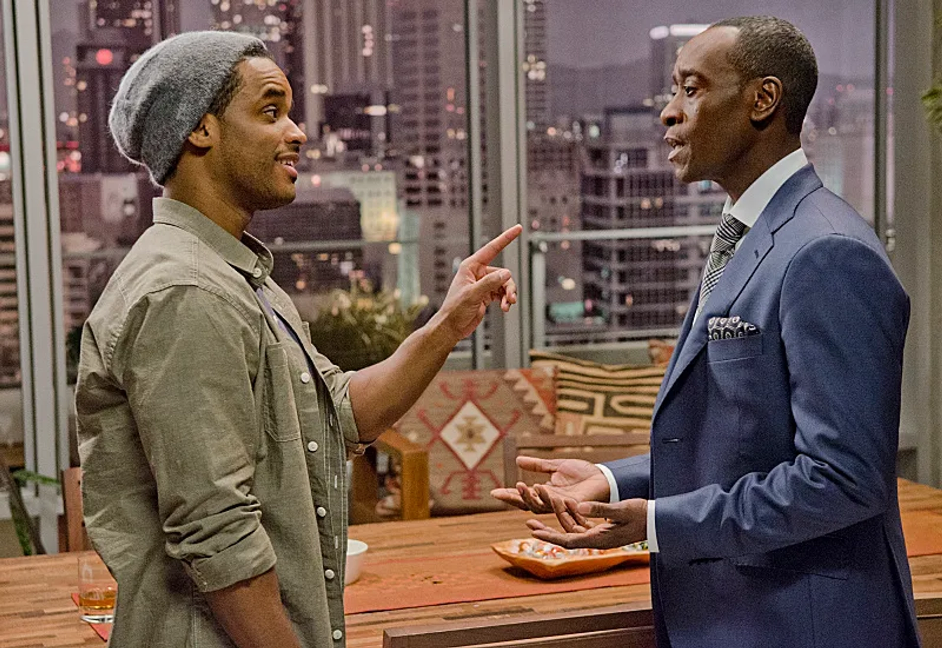 Don Cheadle and Larenz Tate in House of Lies (2012)