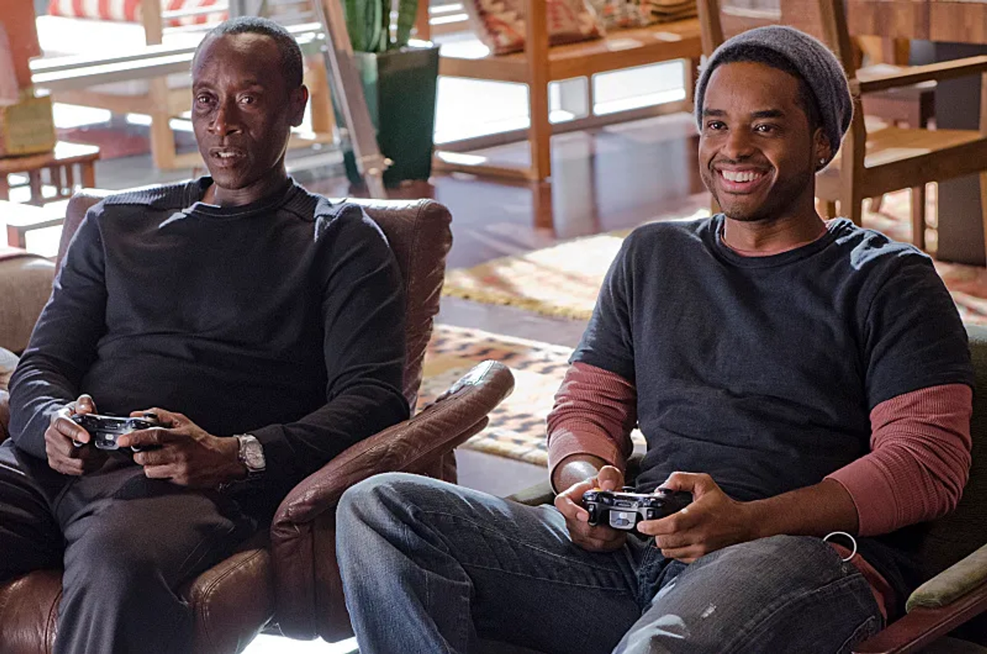 Don Cheadle and Larenz Tate in House of Lies (2012)