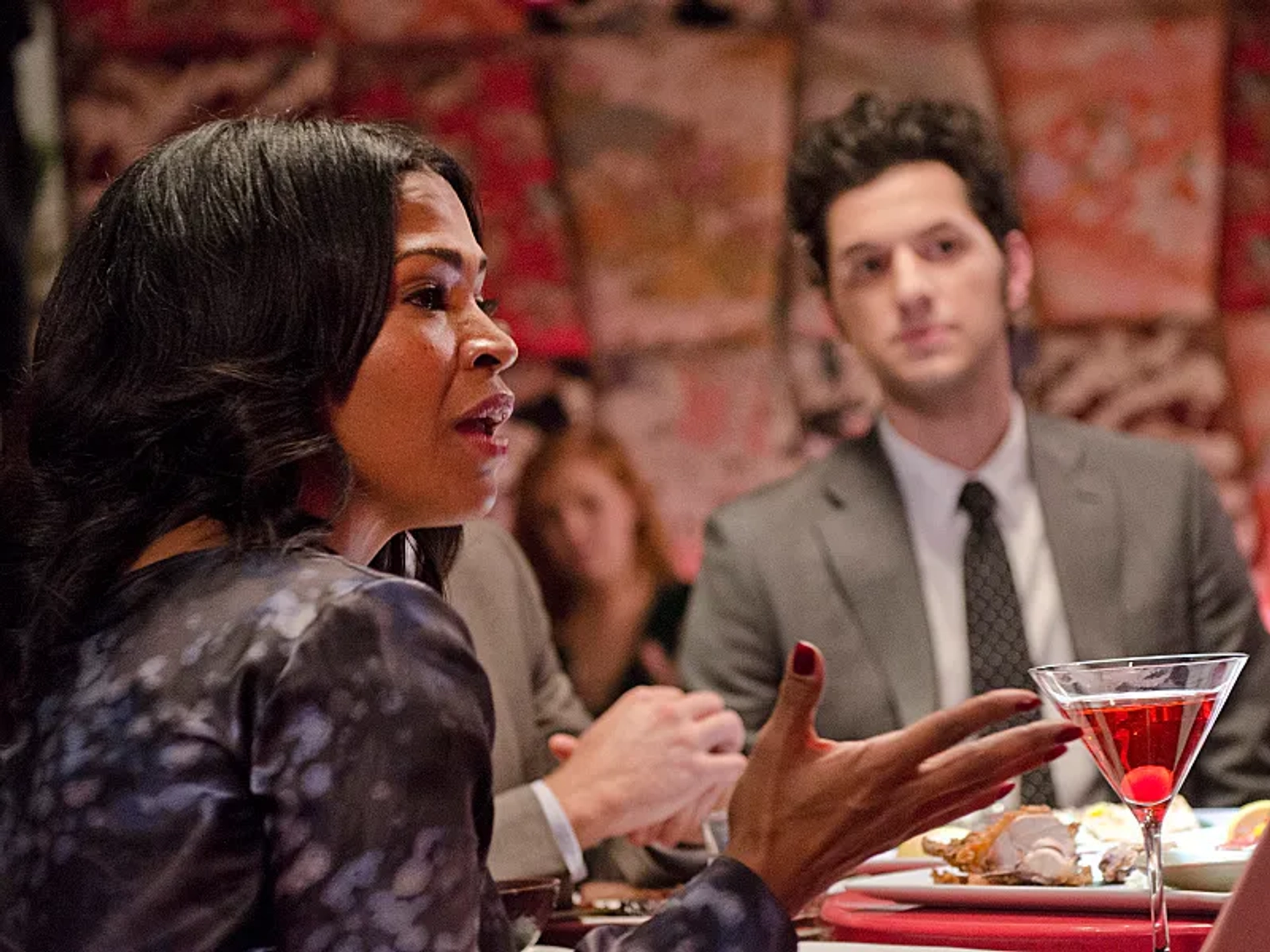 Nia Long and Ben Schwartz in House of Lies (2012)