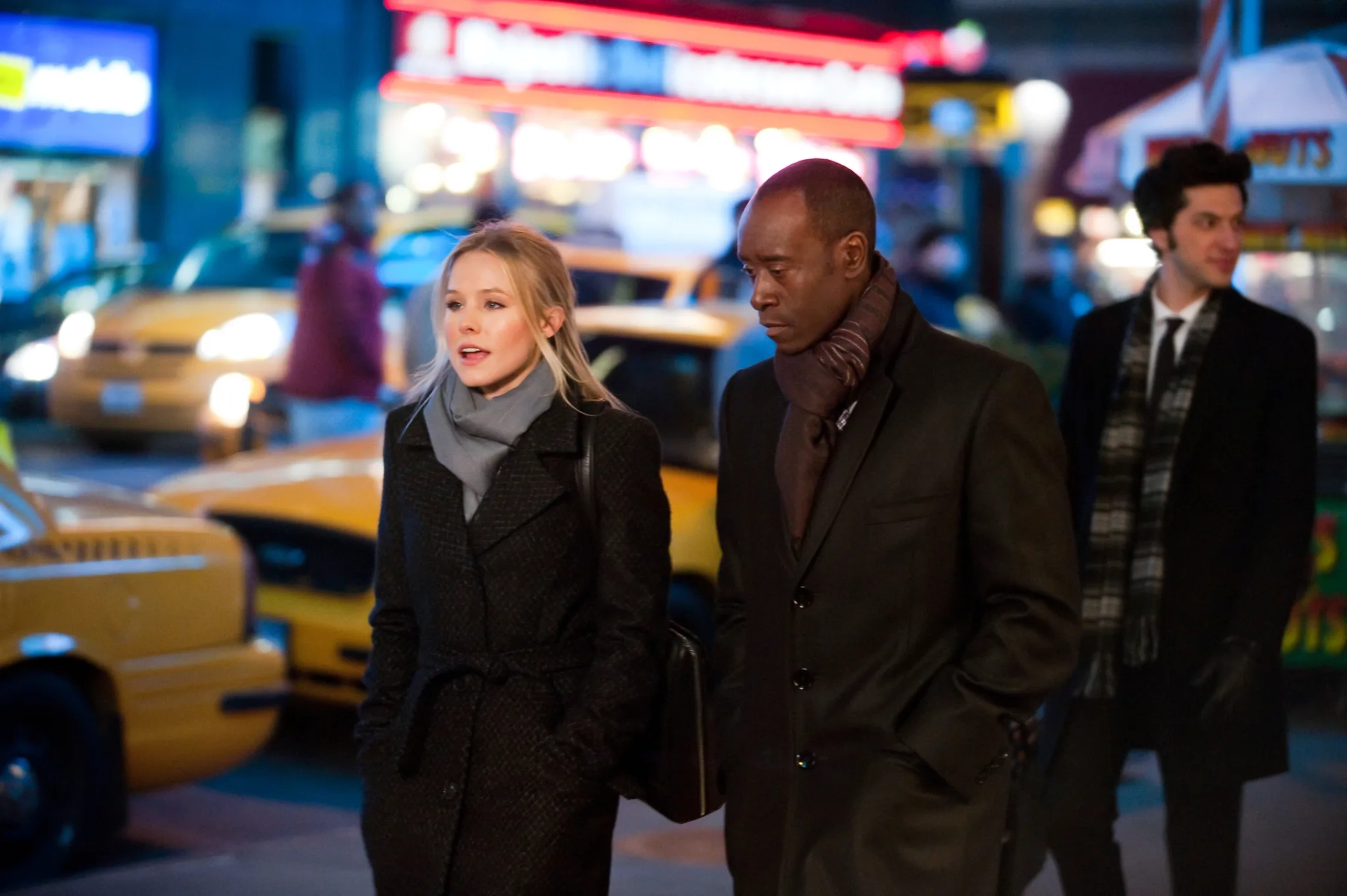 Don Cheadle, Kristen Bell, and Ben Schwartz in House of Lies (2012)