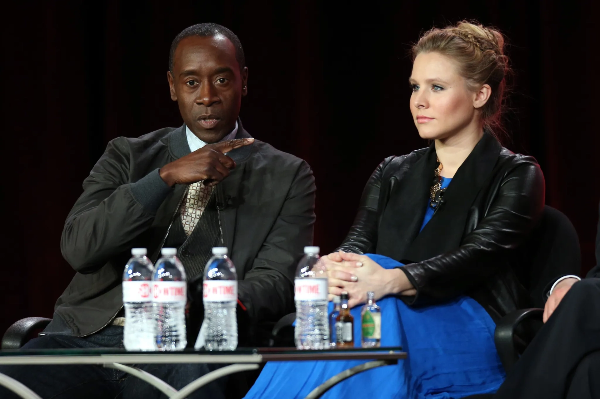 Don Cheadle and Kristen Bell at an event for House of Lies (2012)