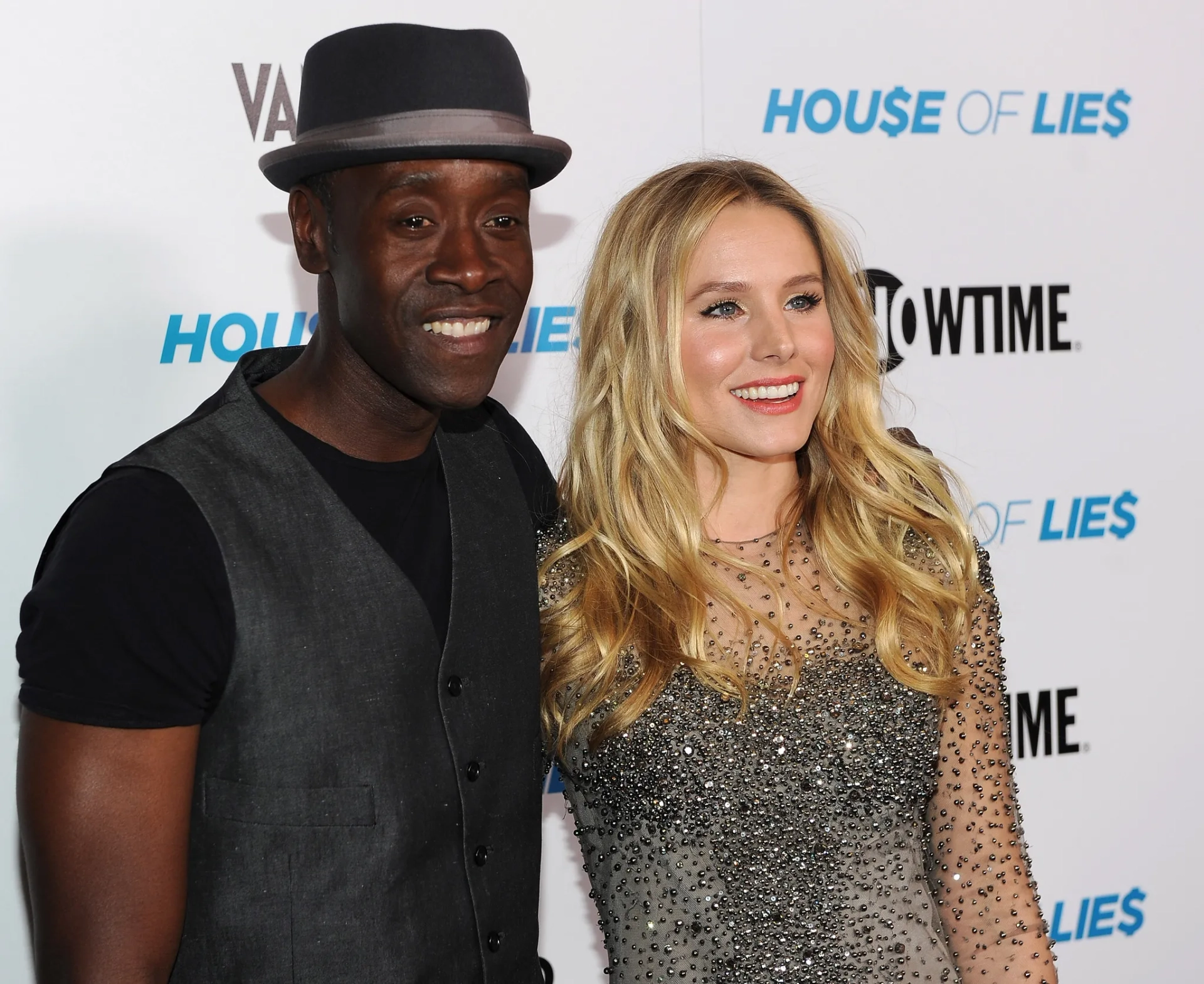 Don Cheadle and Kristen Bell at an event for House of Lies (2012)