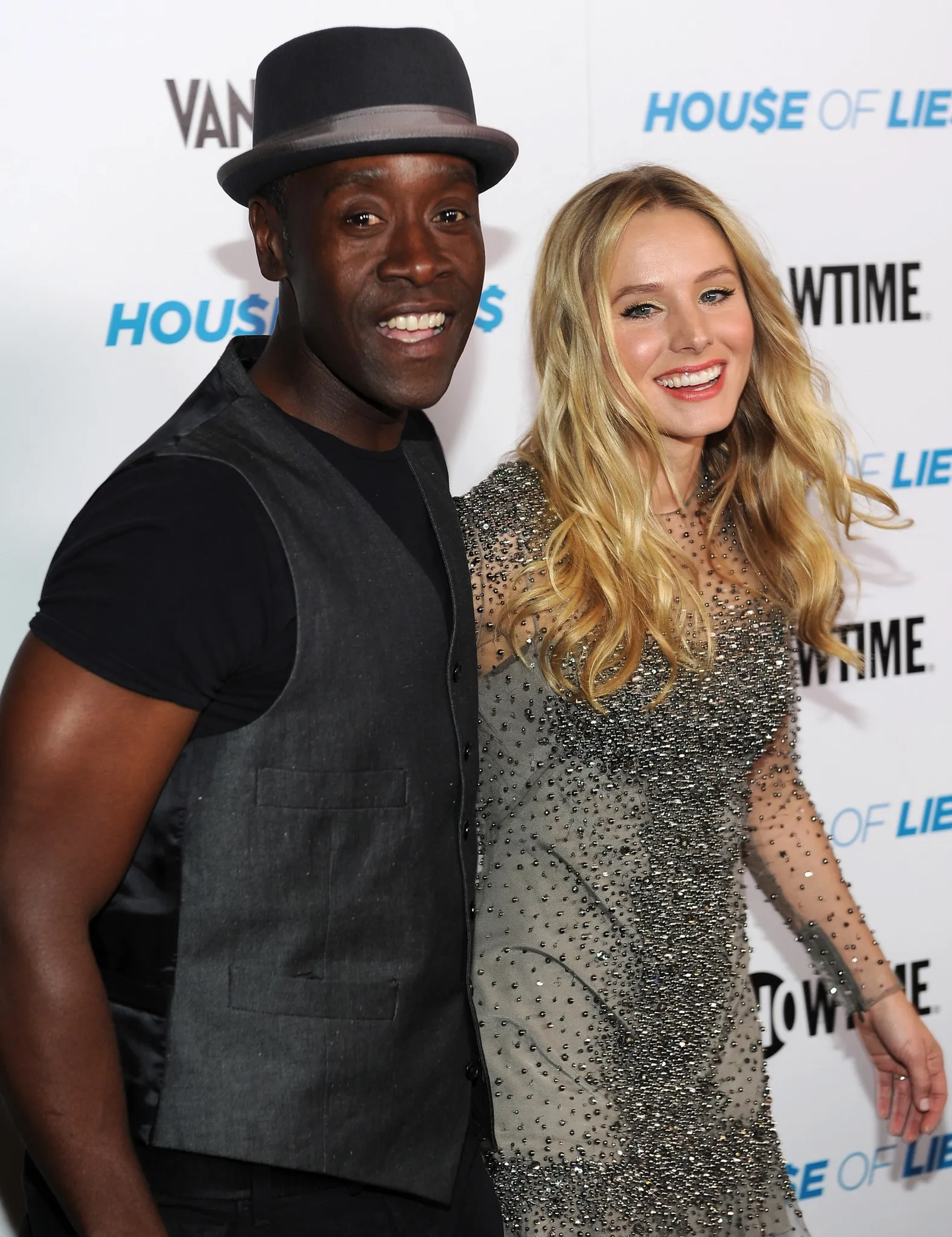 Don Cheadle and Kristen Bell at an event for House of Lies (2012)