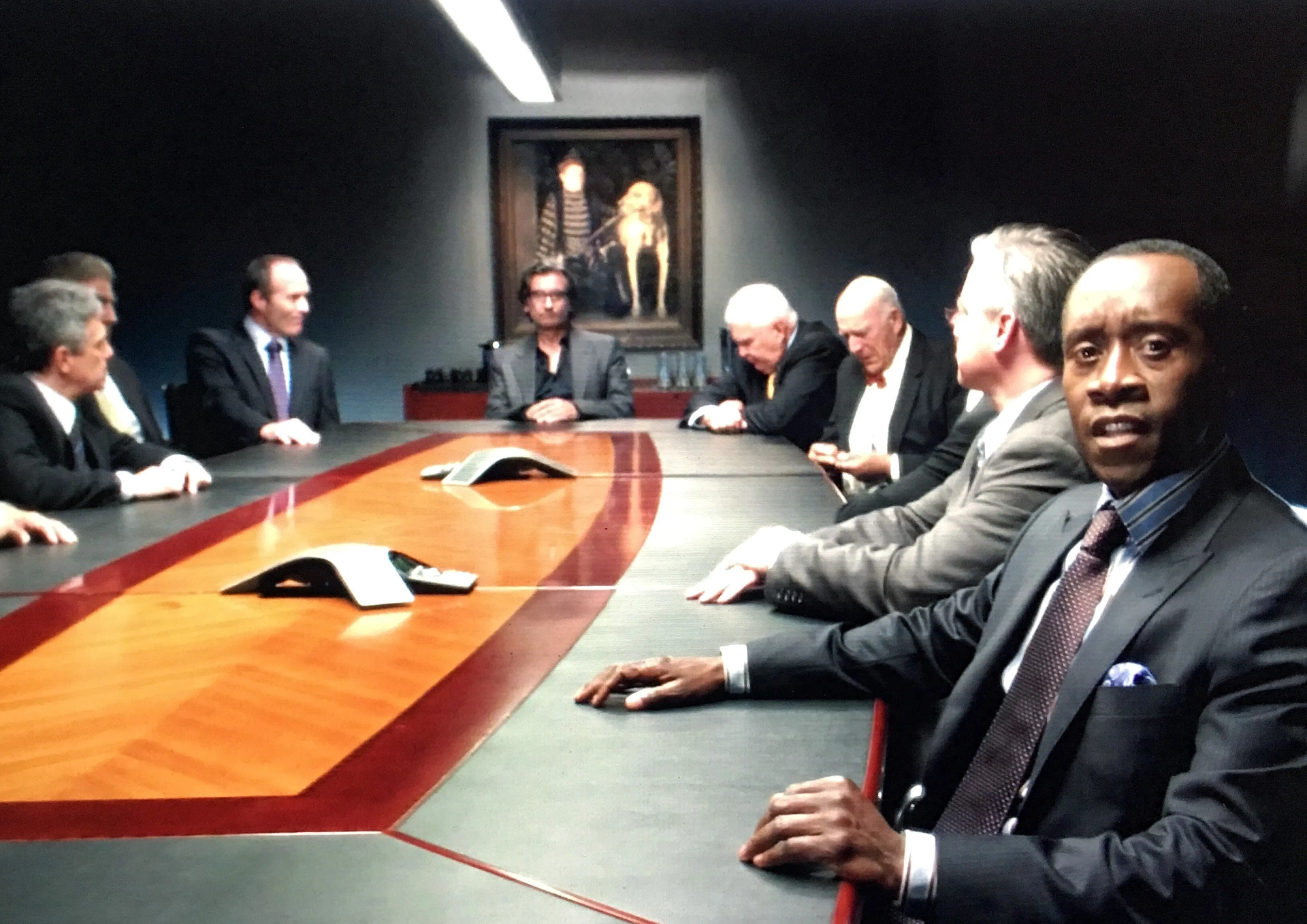 Still of Don Cheadle, Michael Rose and Griffin Dunne in House of Lies and Business