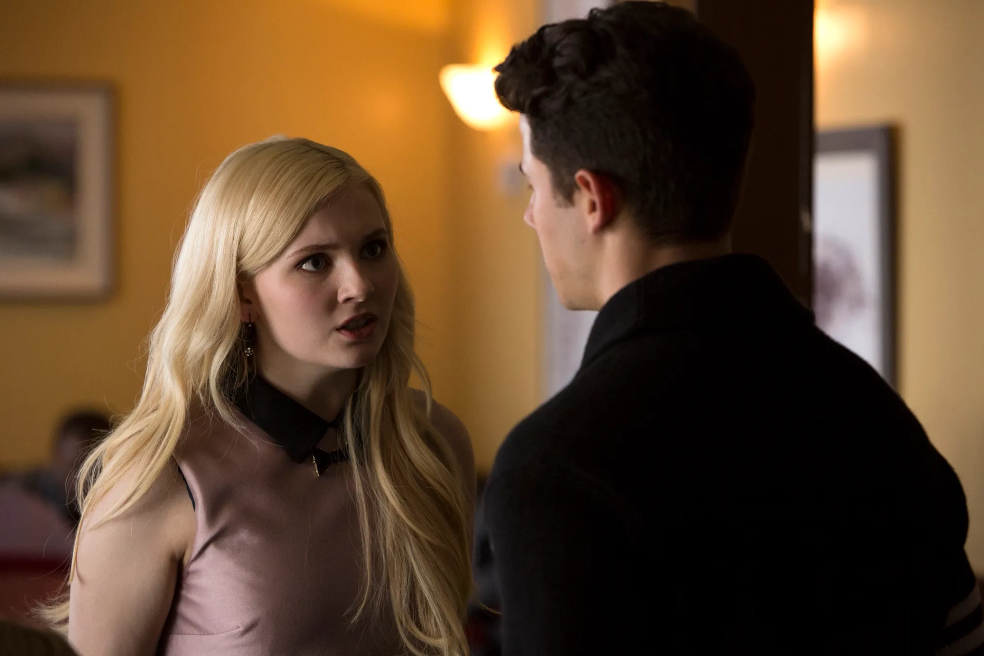 Abigail Breslin and Nick Jonas in Scream Queens (2015)