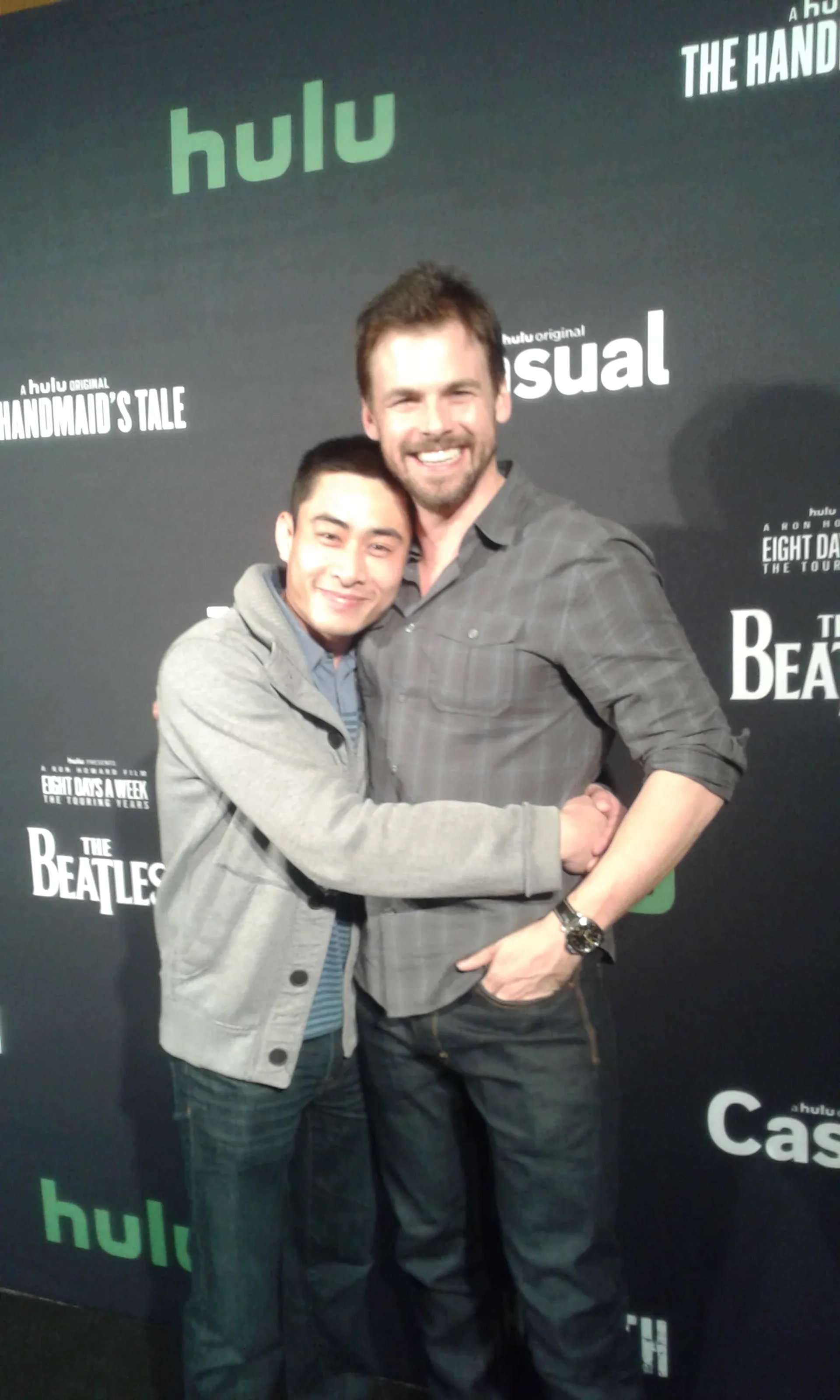 William Ngo and Tommy Dewey at Deadline's Emmy Contenders event