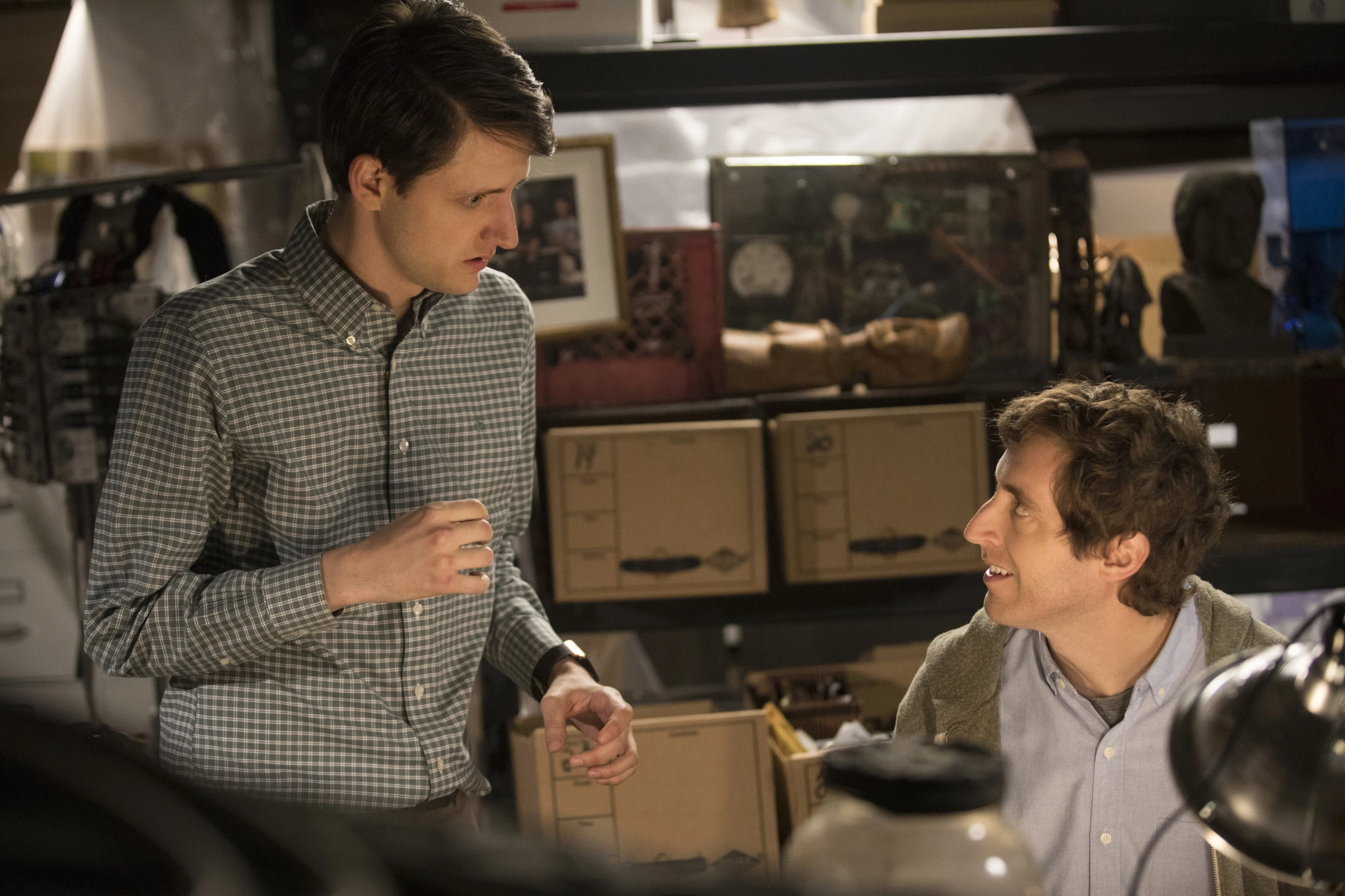 Zach Woods and Thomas Middleditch in Silicon Valley (2014)